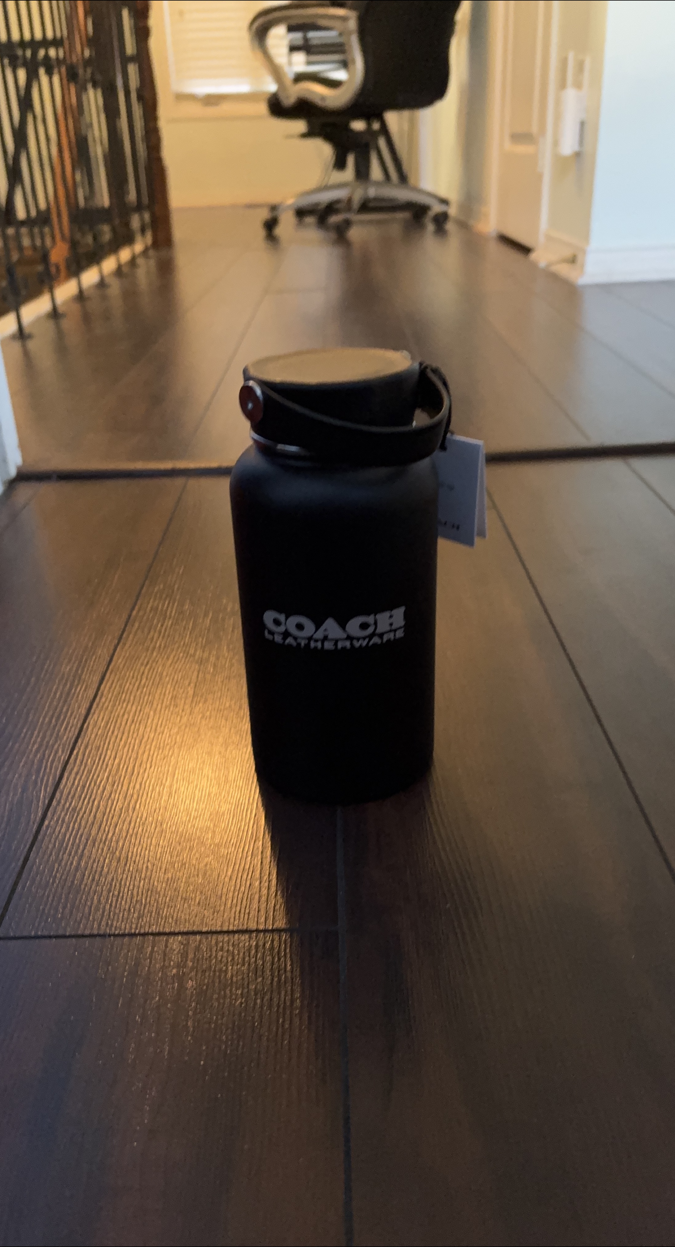 Coach Leatherware Black Water Bottle thumbnail