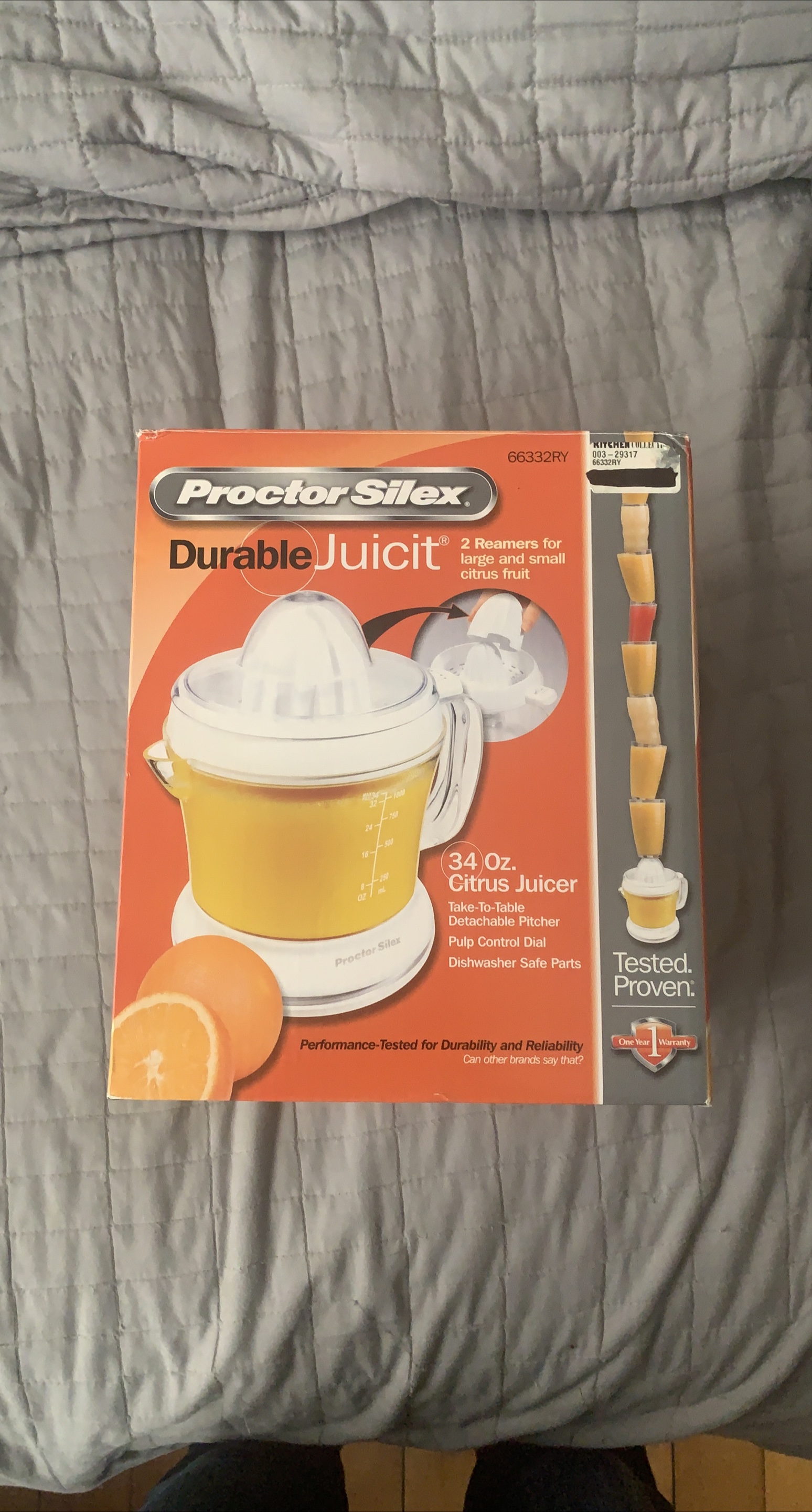 Proctor Silex Durable Juicit Citrus Juicer - 34oz thumbnail