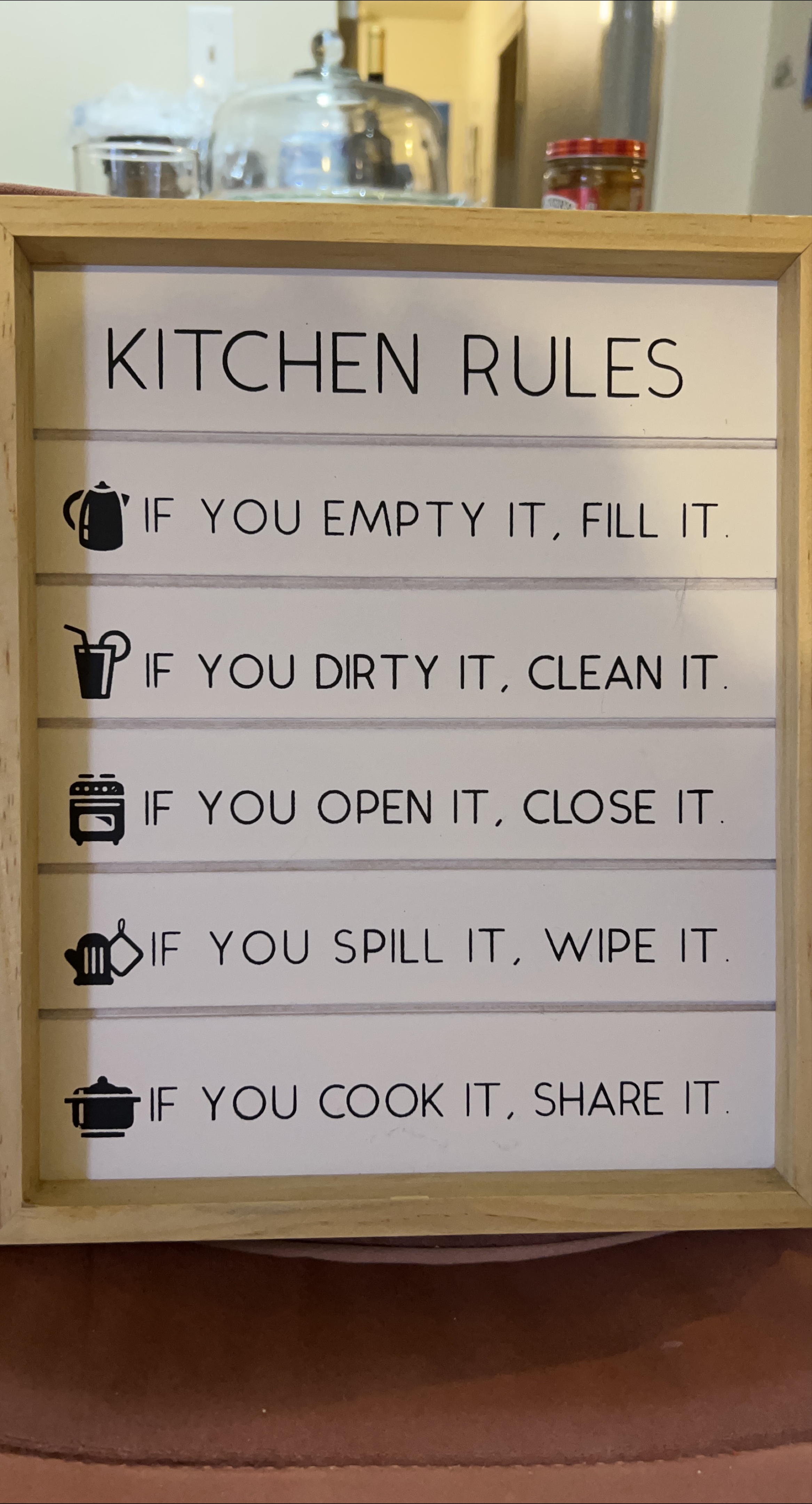 Kitchen Rules Sign thumbnail