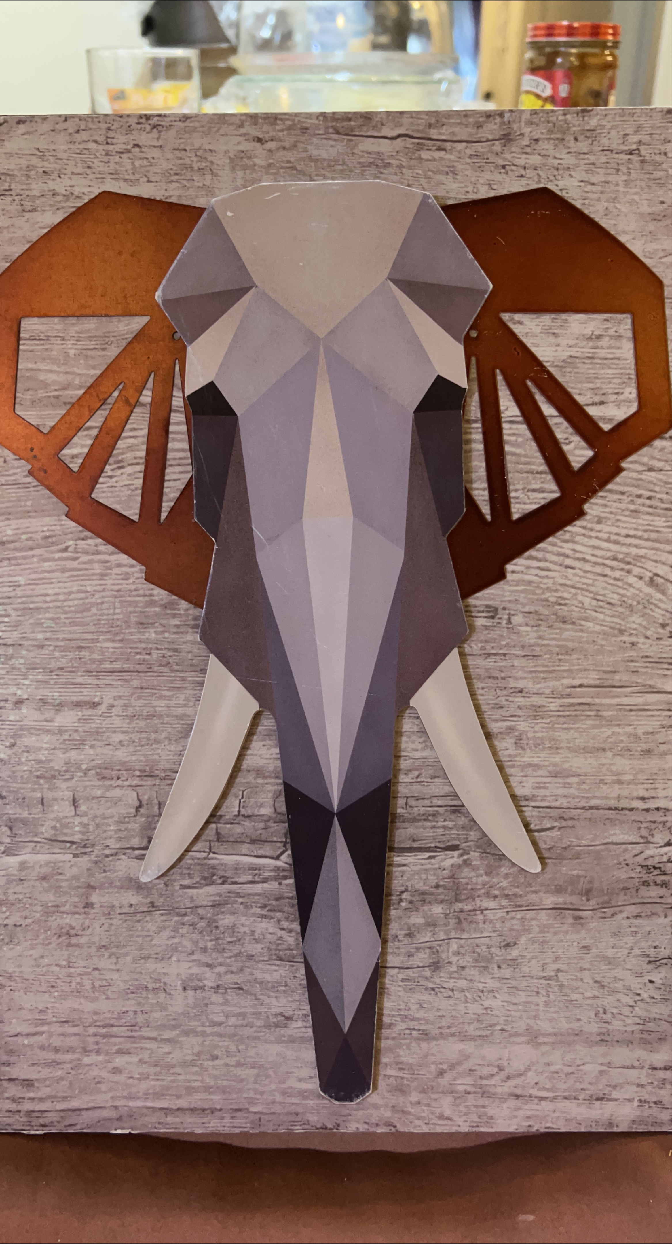 Geometric Elephant Wall Art thumbnail