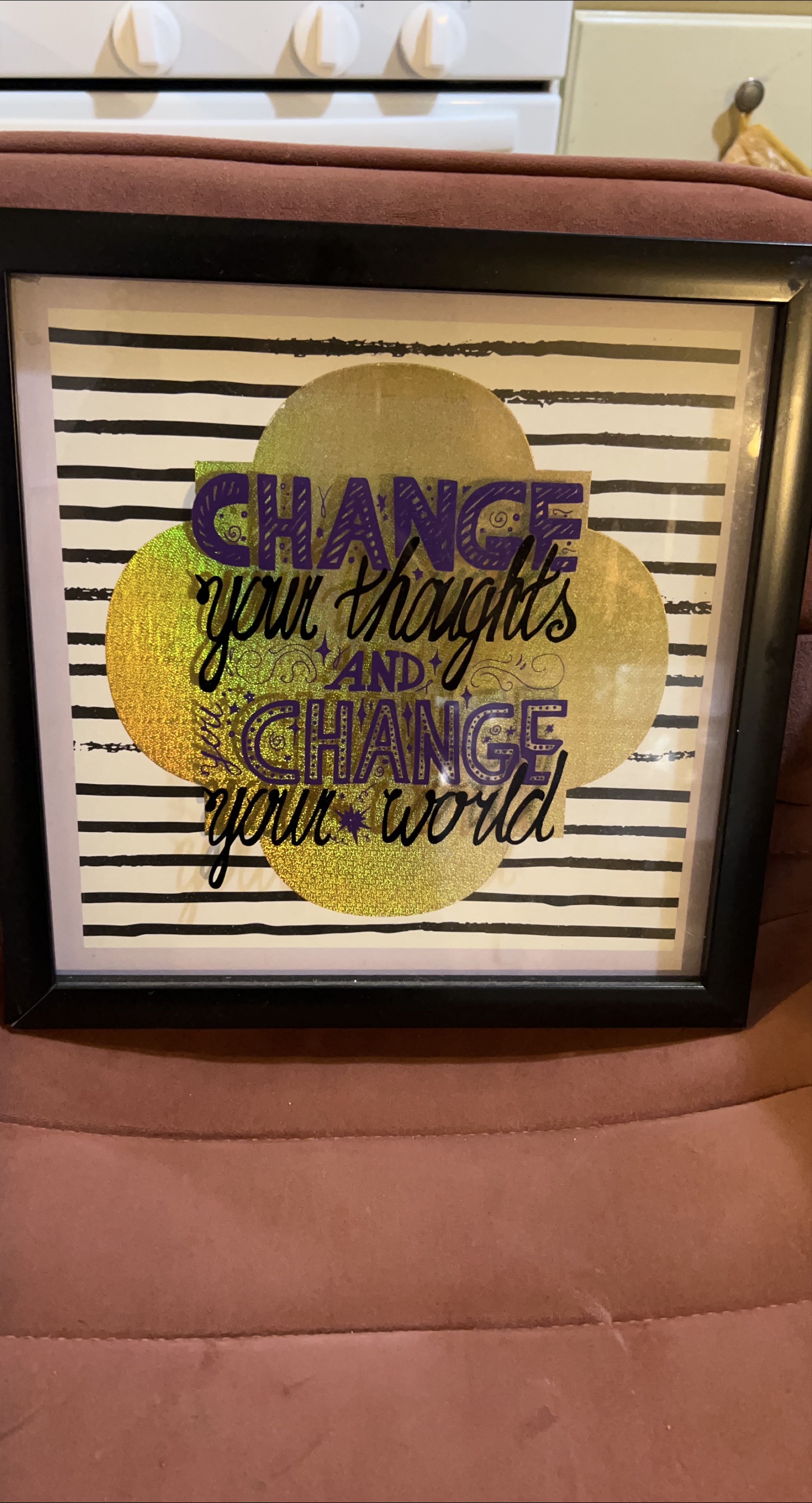 Framed Wall Art - Change Your World thumbnail