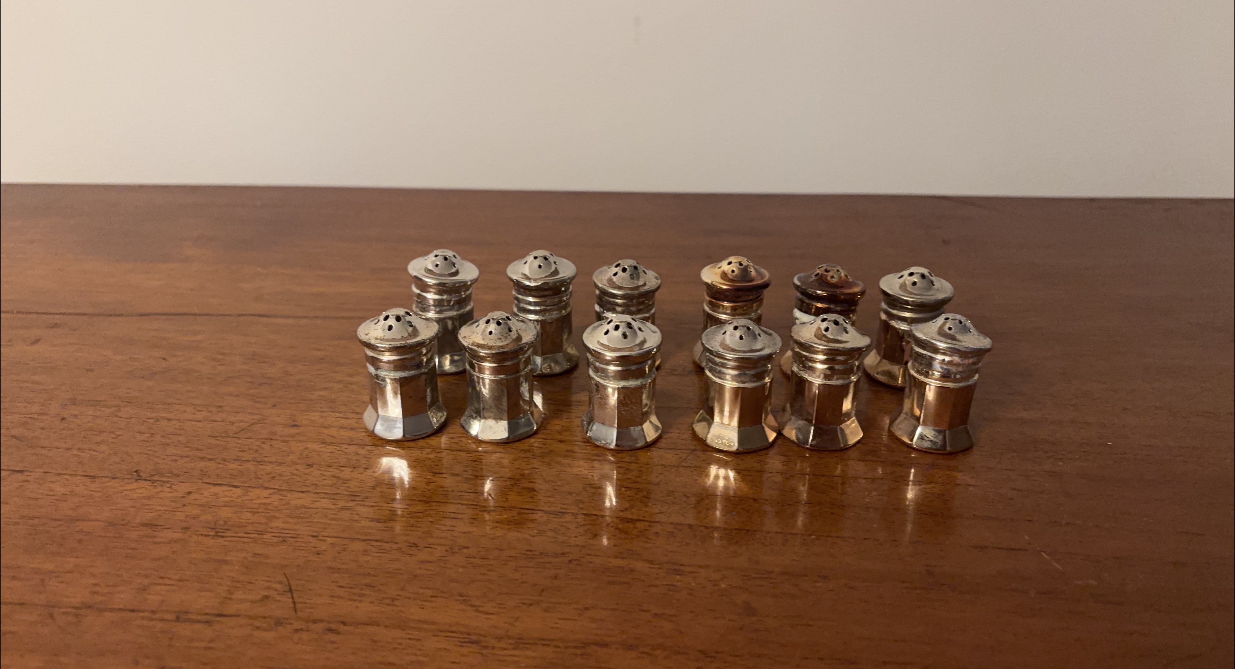 Vintage Silver Plated Salt & Pepper Shakers thumbnail