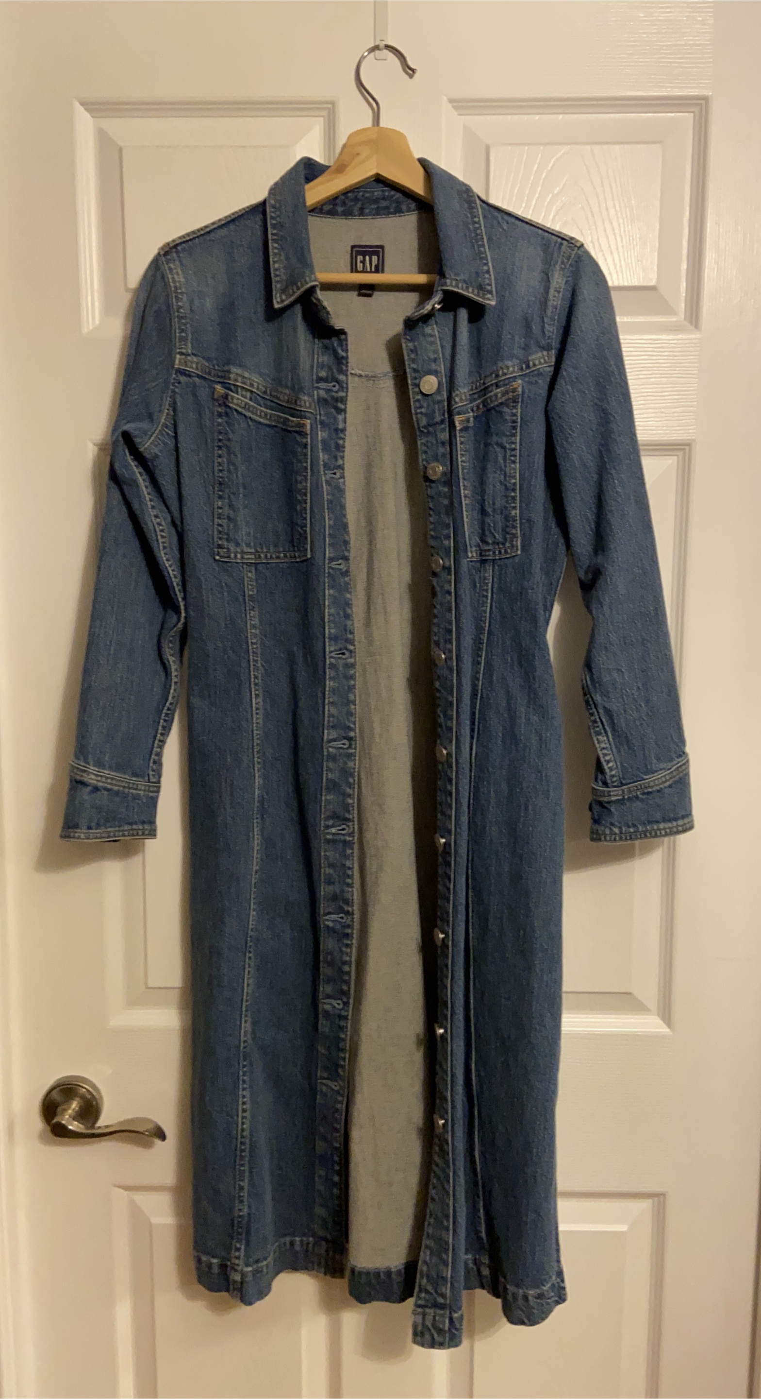 GAP Denim Dress - Size 4 Petite thumbnail