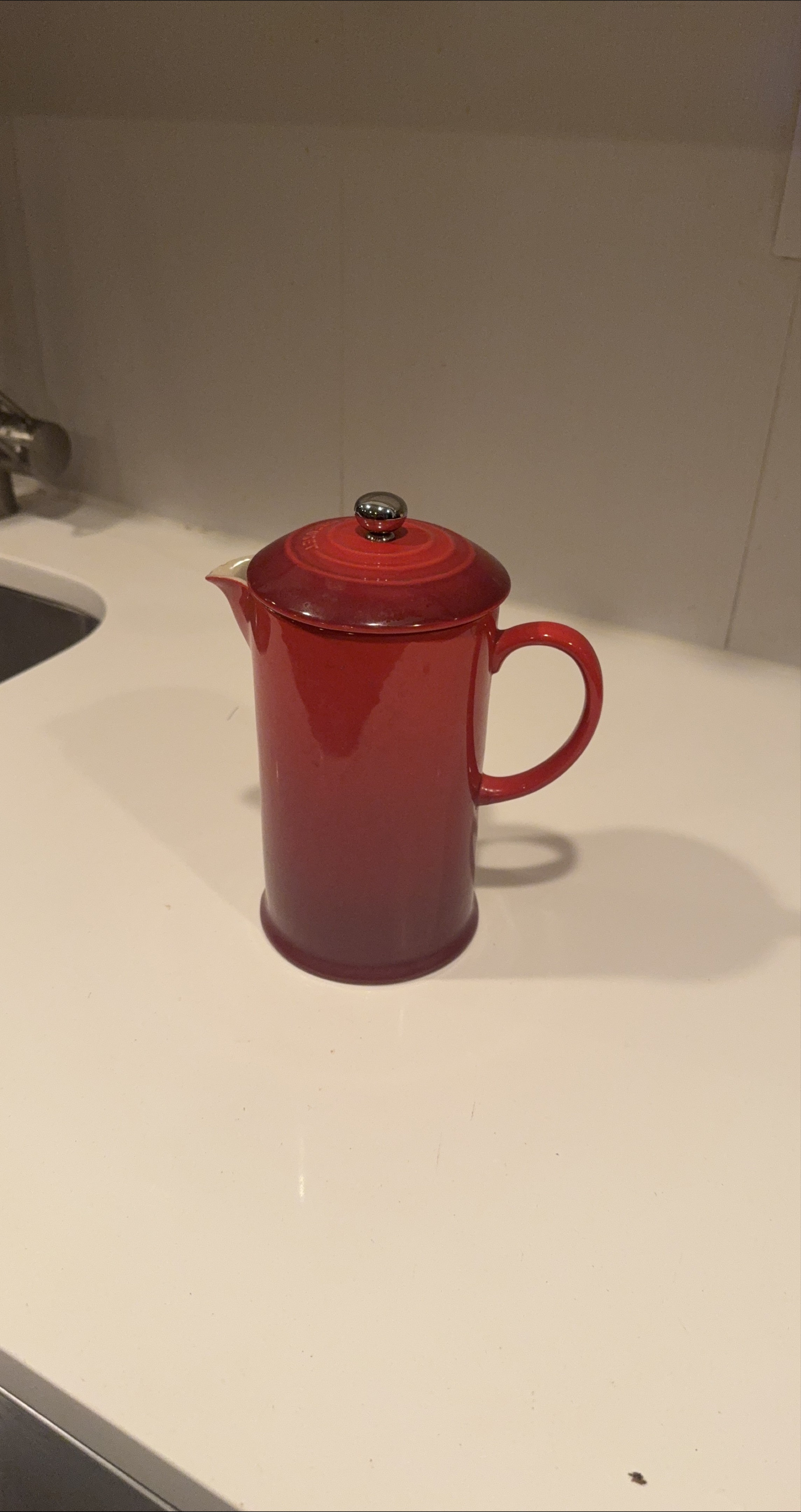 Le Creuset French Press - Red thumbnail