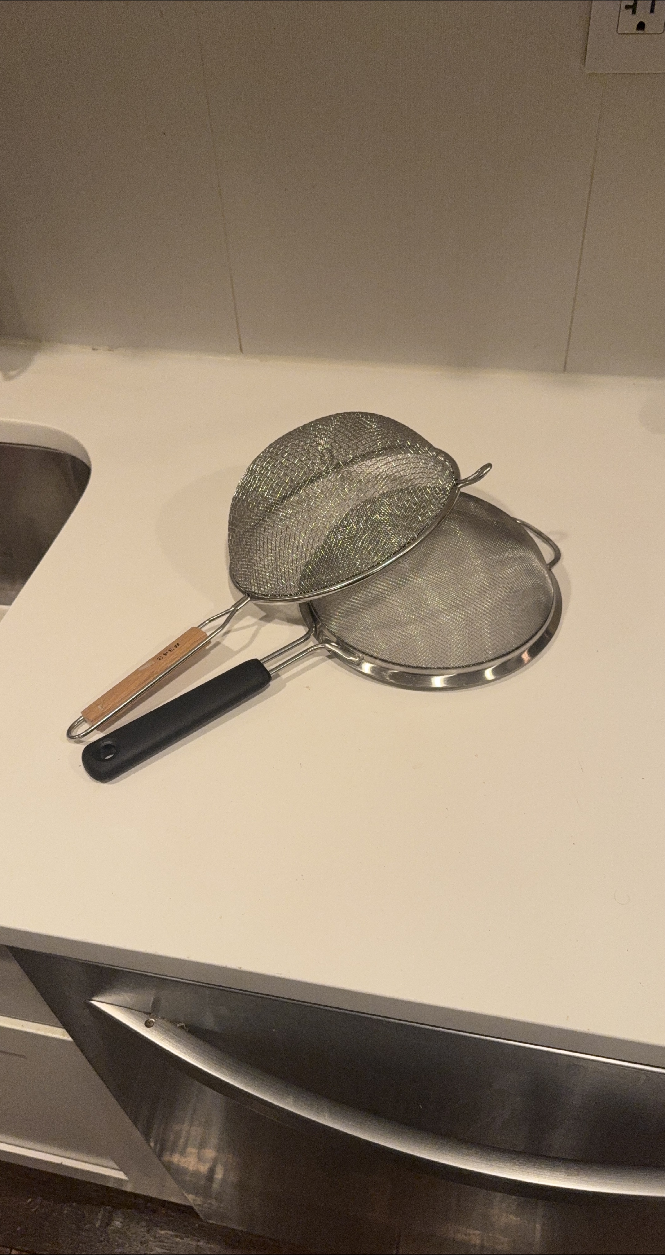 Set of Two Stainless Steel Sieves thumbnail