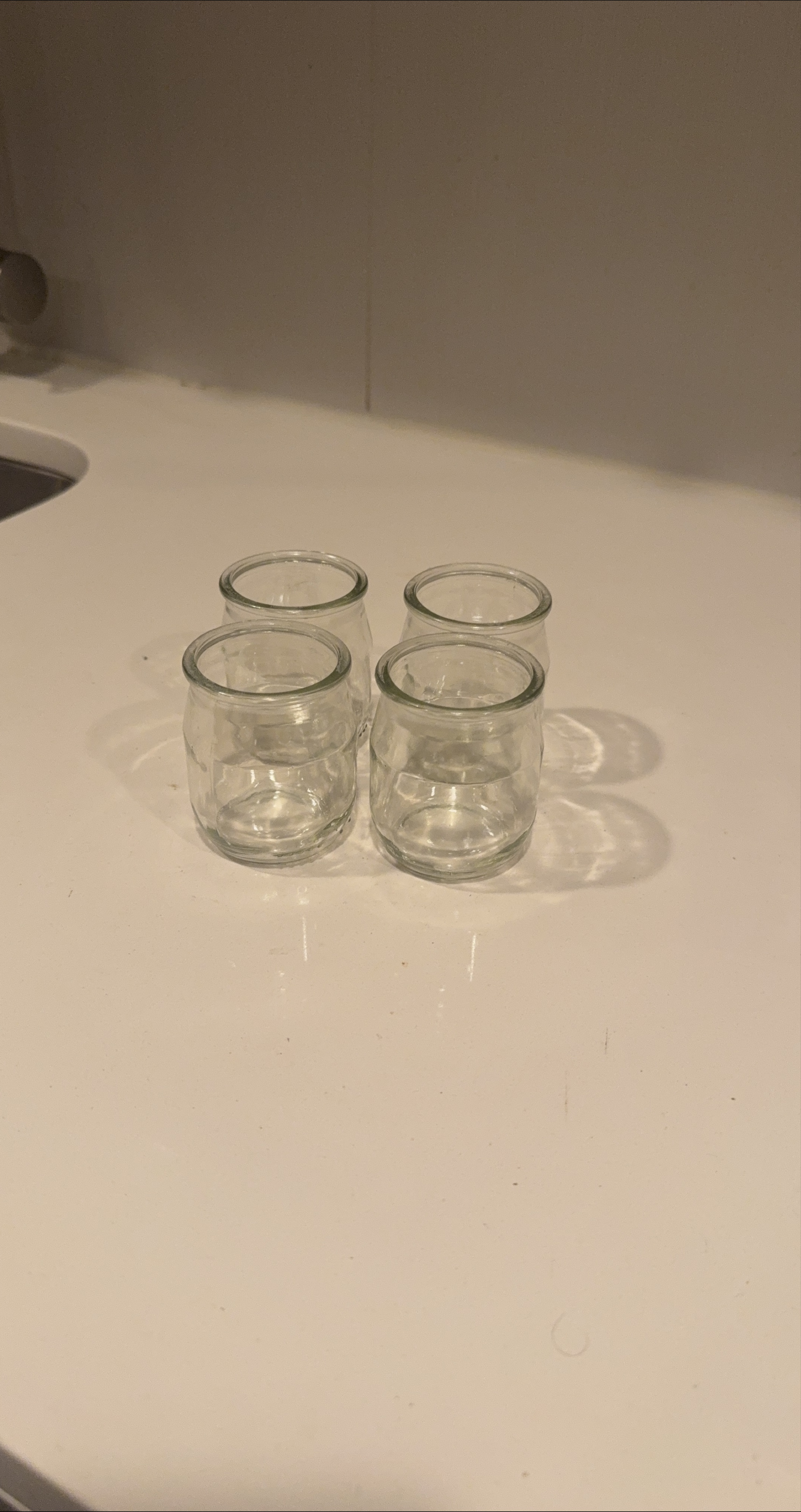 Set of 4 Small Glass Jars thumbnail