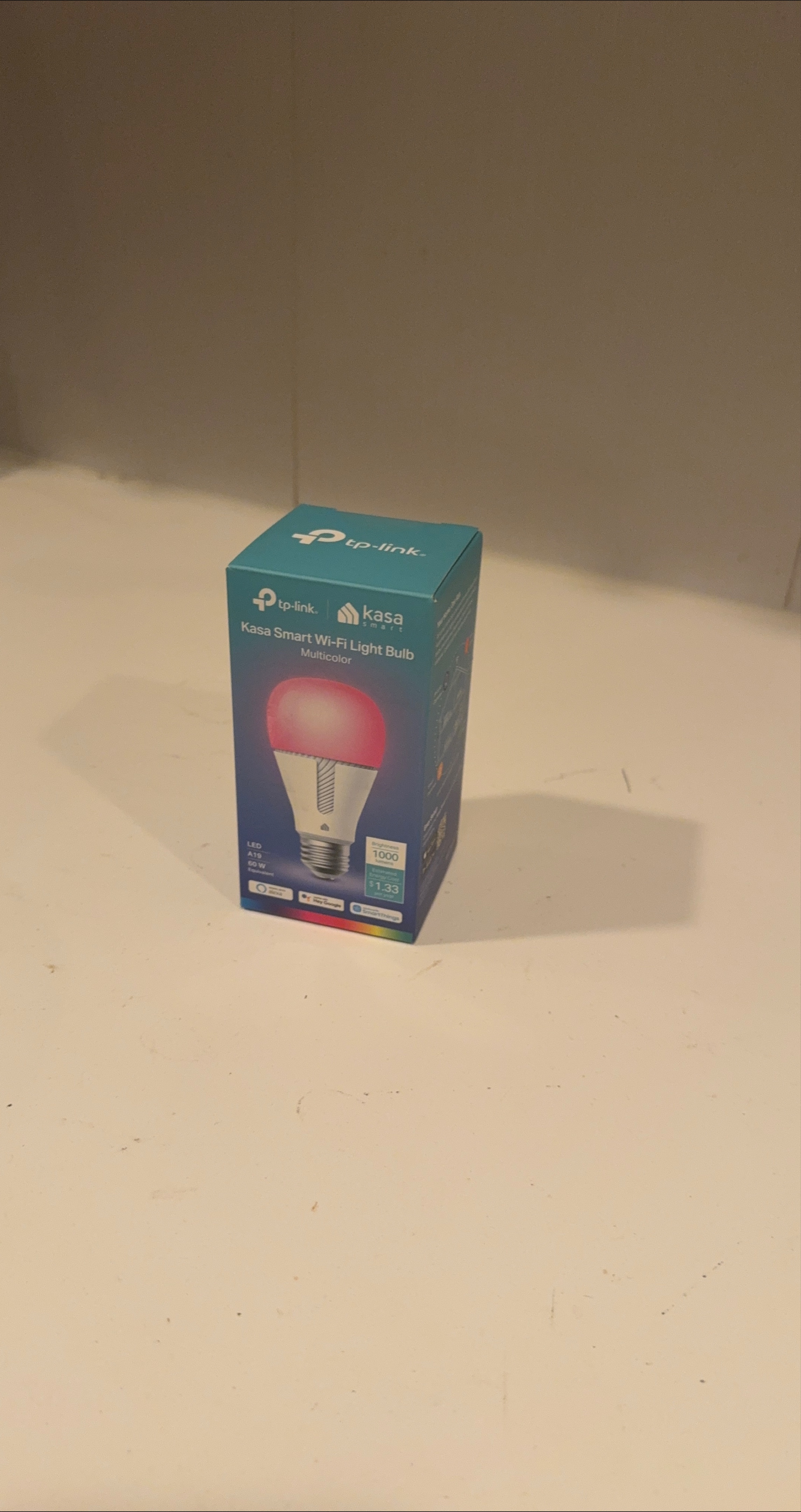 TP-Link Kasa Smart Wi-Fi Light Bulb - Multicolor thumbnail
