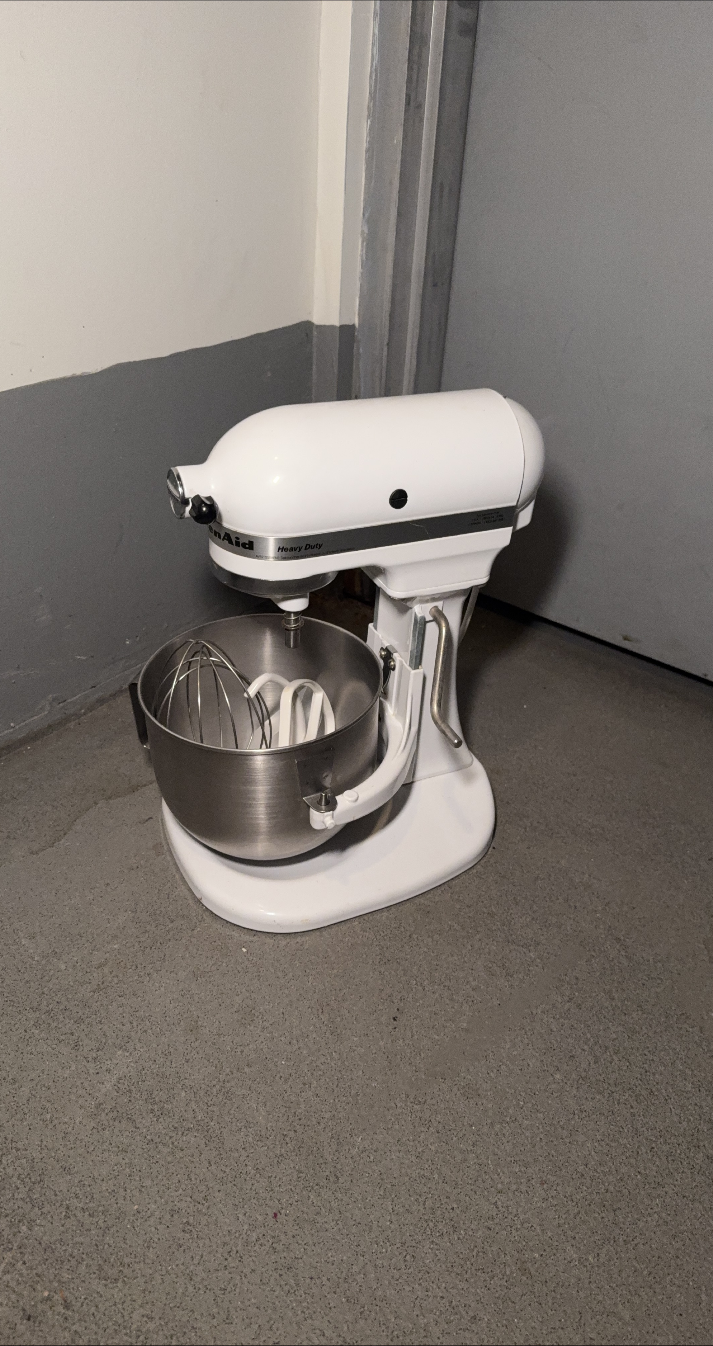 KitchenAid Heavy Duty Stand Mixer - White thumbnail