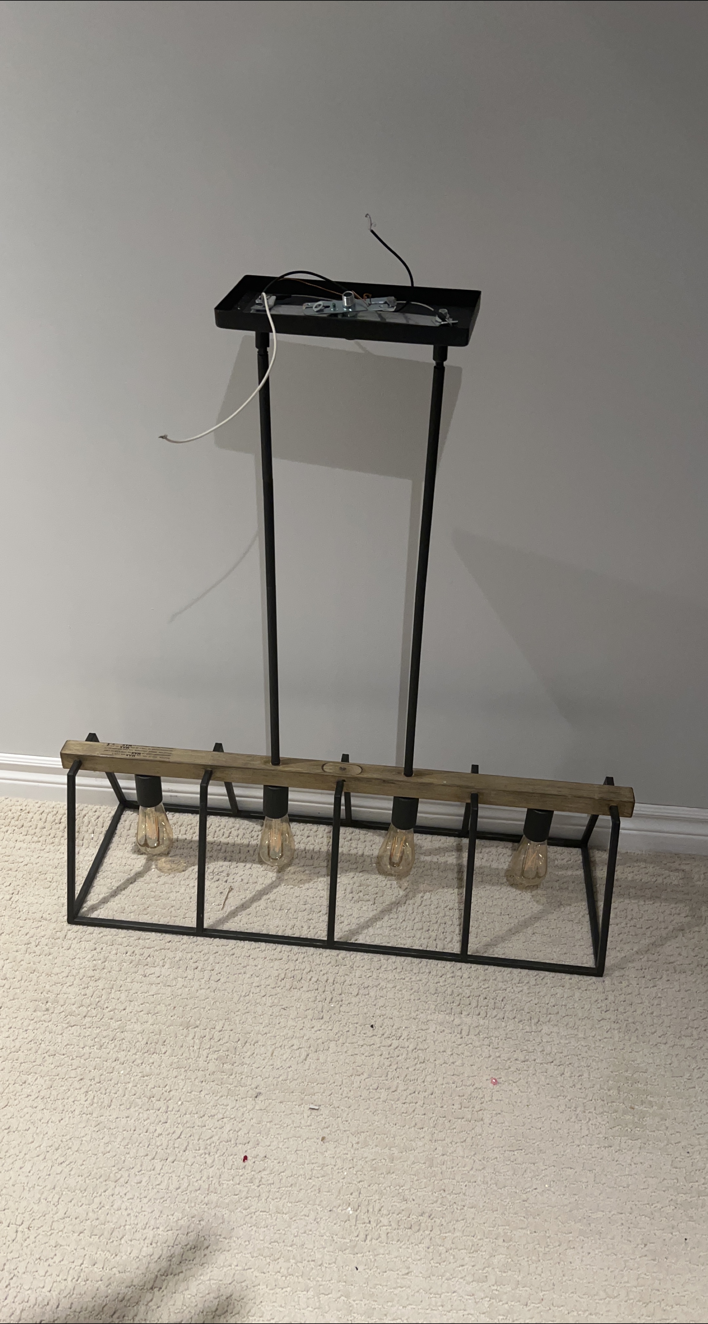 Modern Farmhouse Linear Dining  Light thumbnail