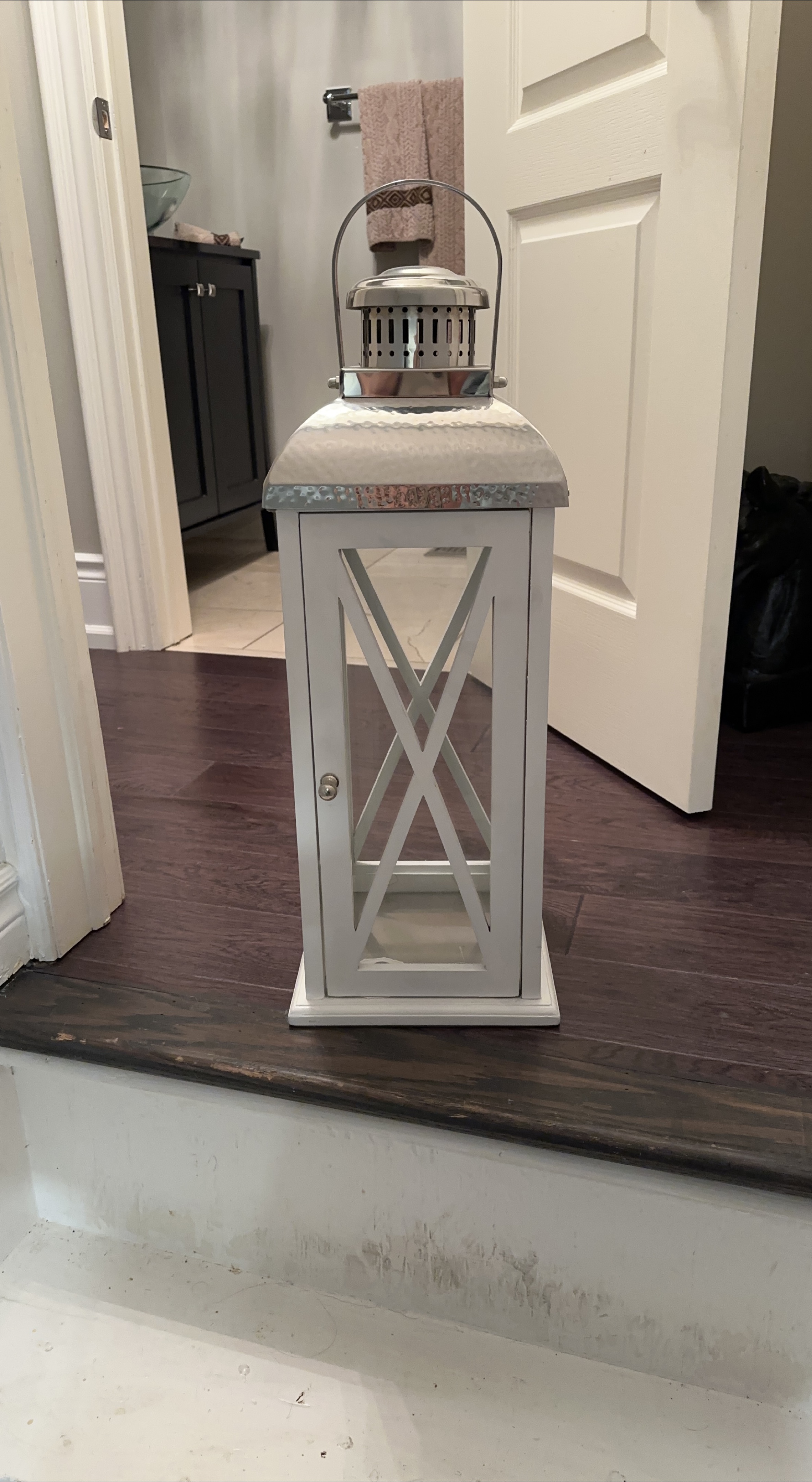 White Decorative Lantern thumbnail