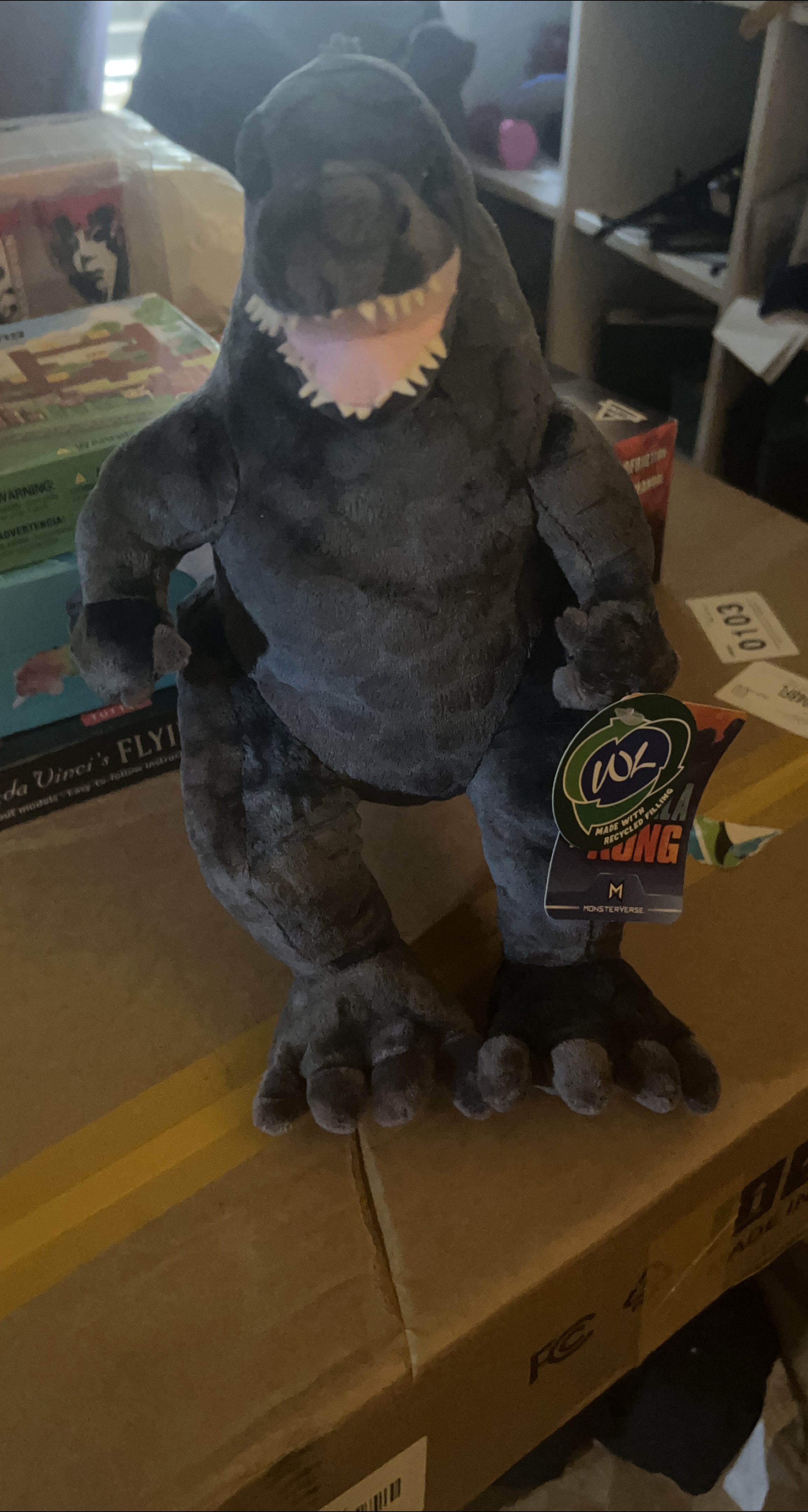 WZ Godzilla vs Kong Plush - Monsterverse M thumbnail