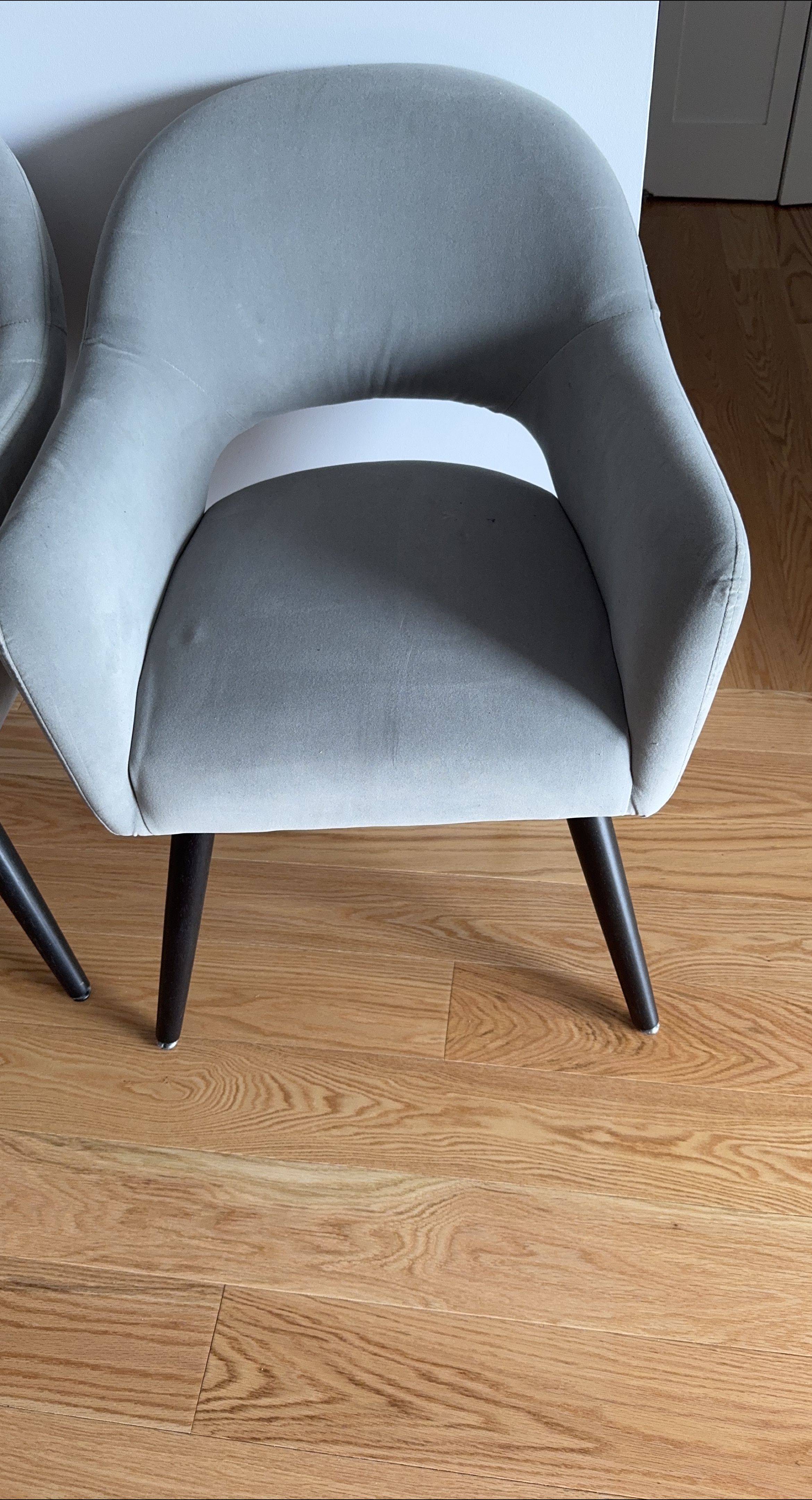 4 Light Gray Accent Chair thumbnail