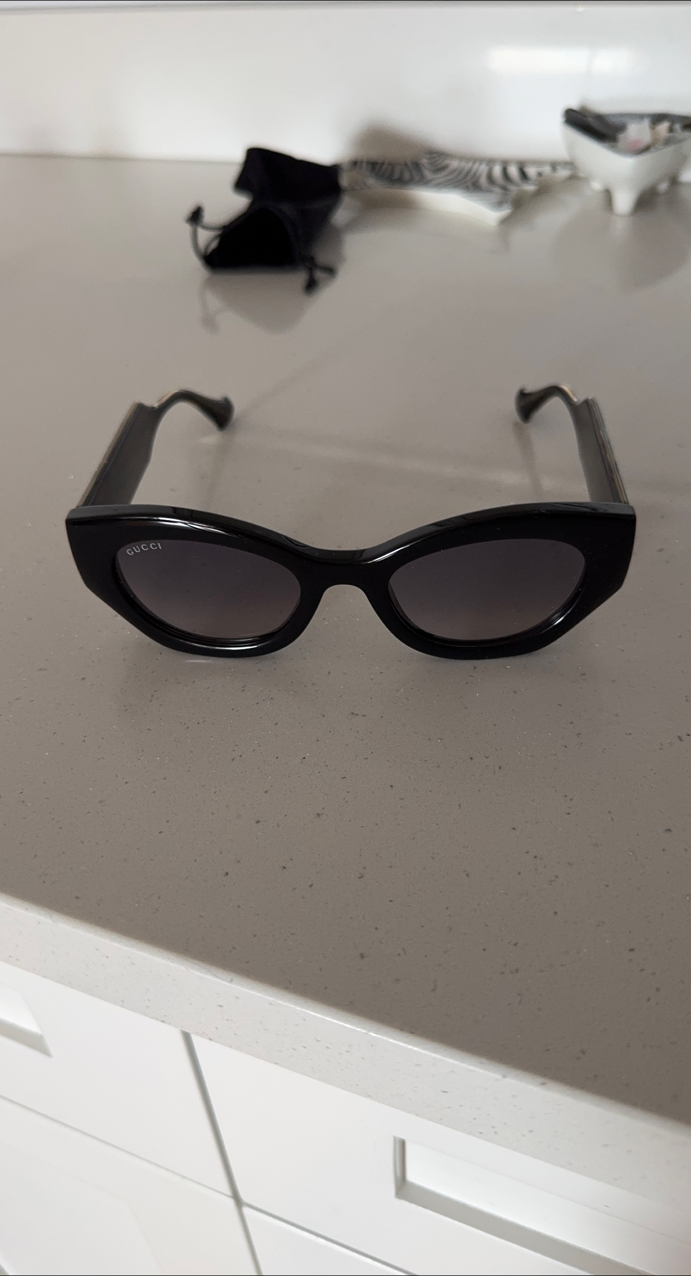 Gucci Black Sunglasses thumbnail