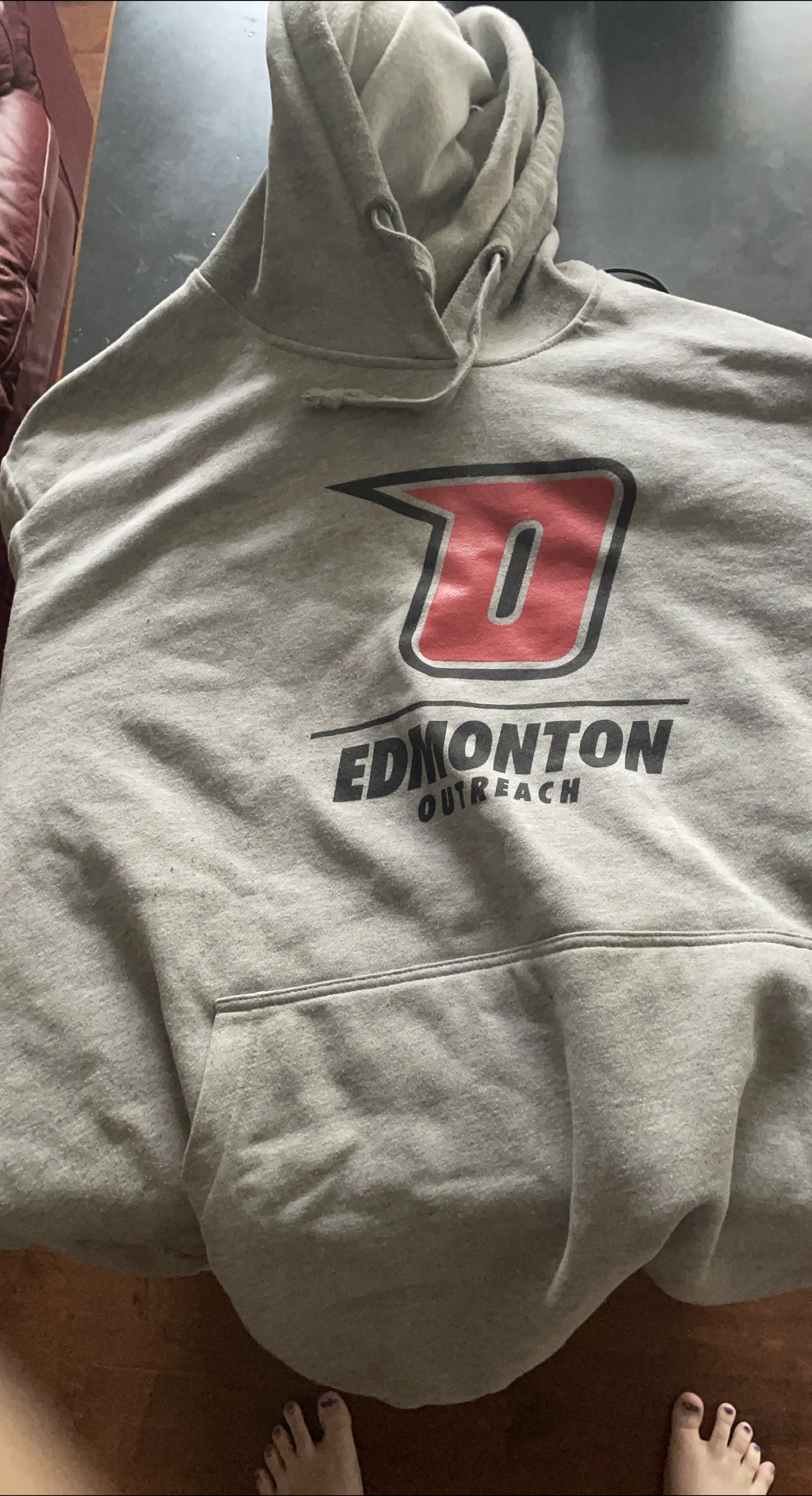 Edmonton Outreach Grey Hoodie XXL thumbnail