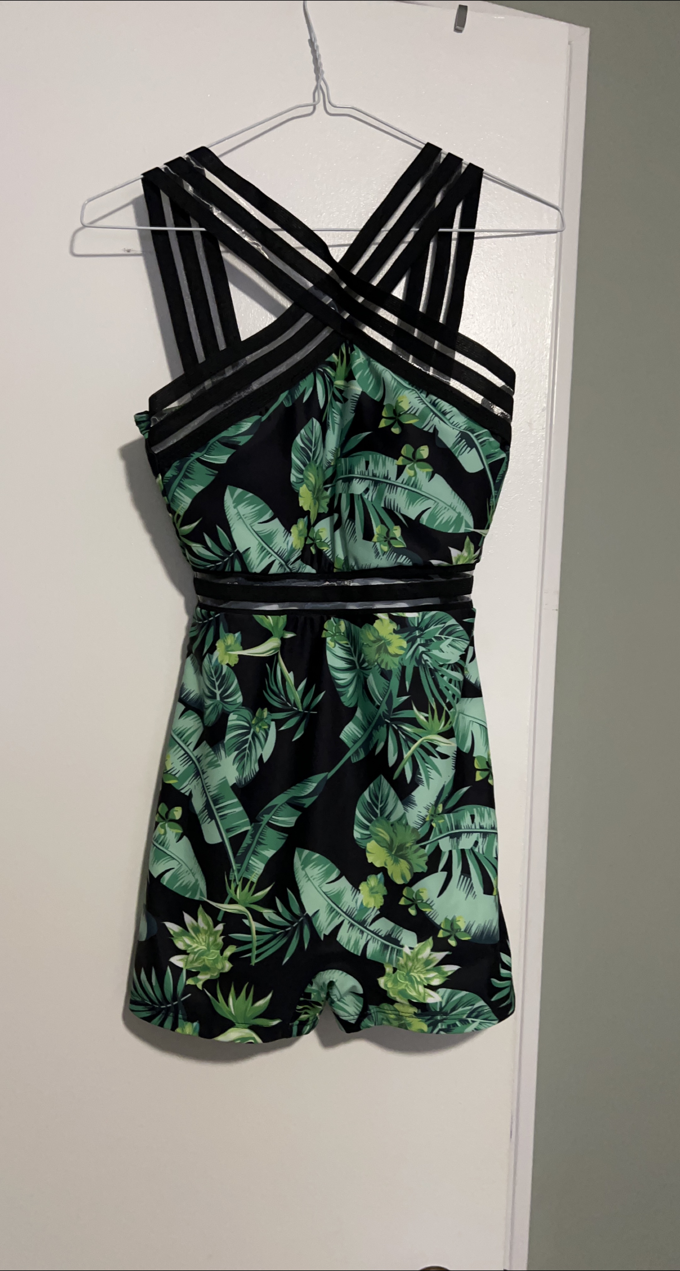 Tropical Print Mini Dress thumbnail