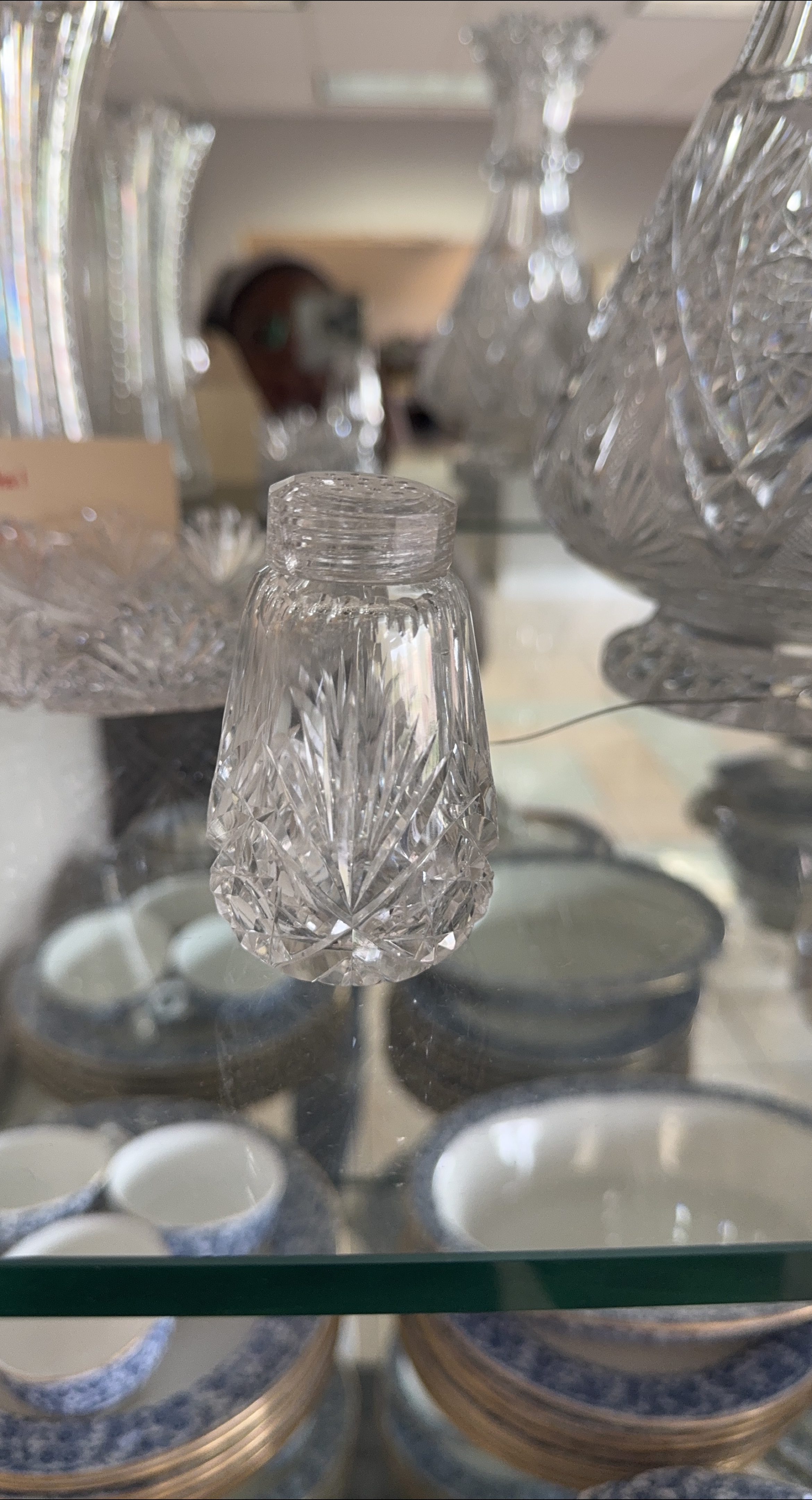 Crystal Glass Salt Shaker thumbnail