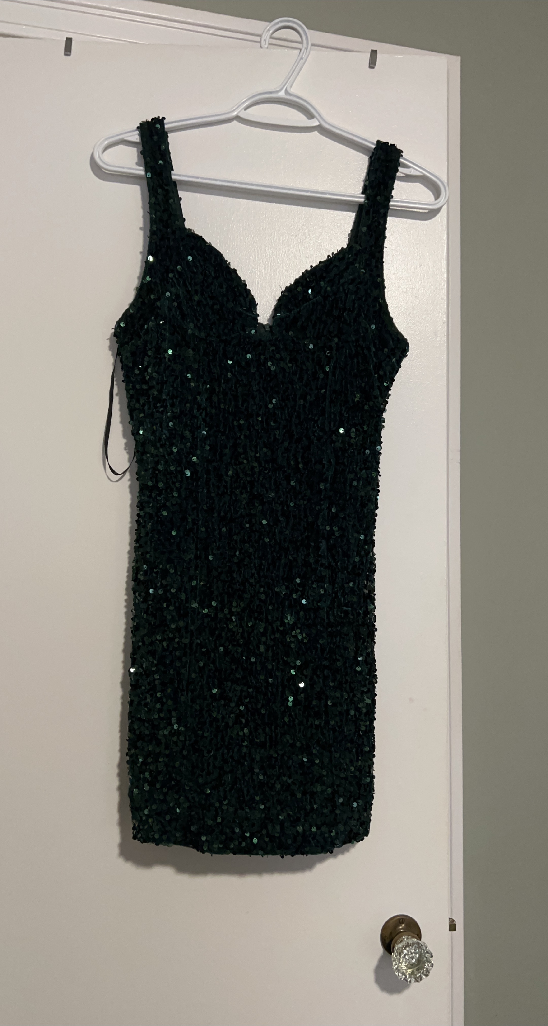 Sequin Mini Dress - Green thumbnail