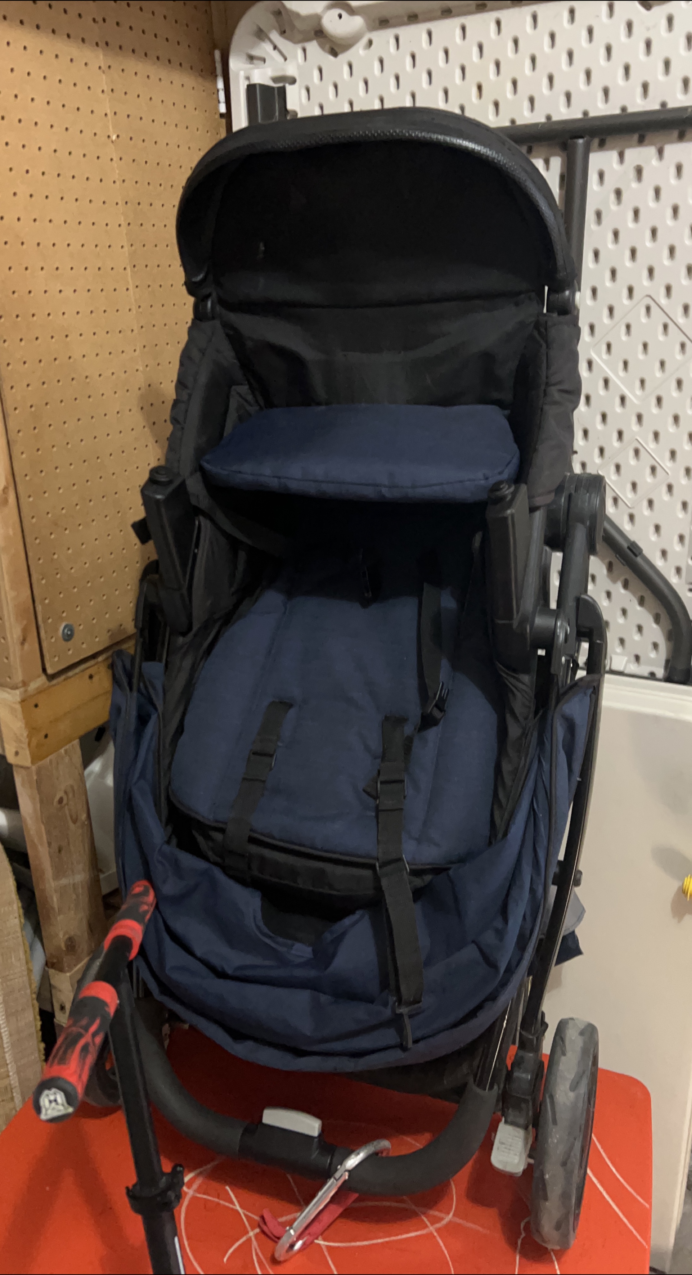 Navy Blue Baby Stroller thumbnail