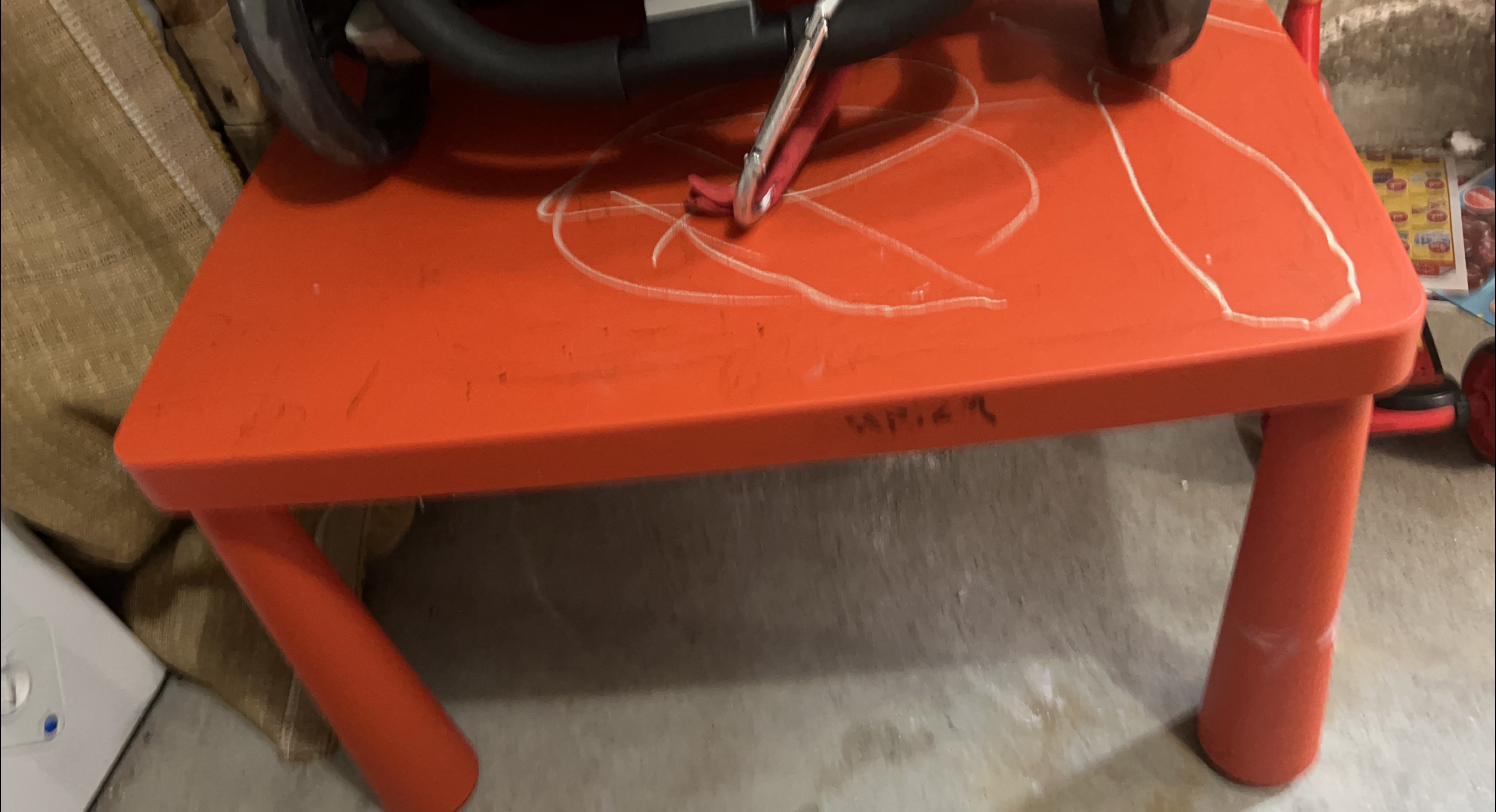 Orange Kids Table thumbnail