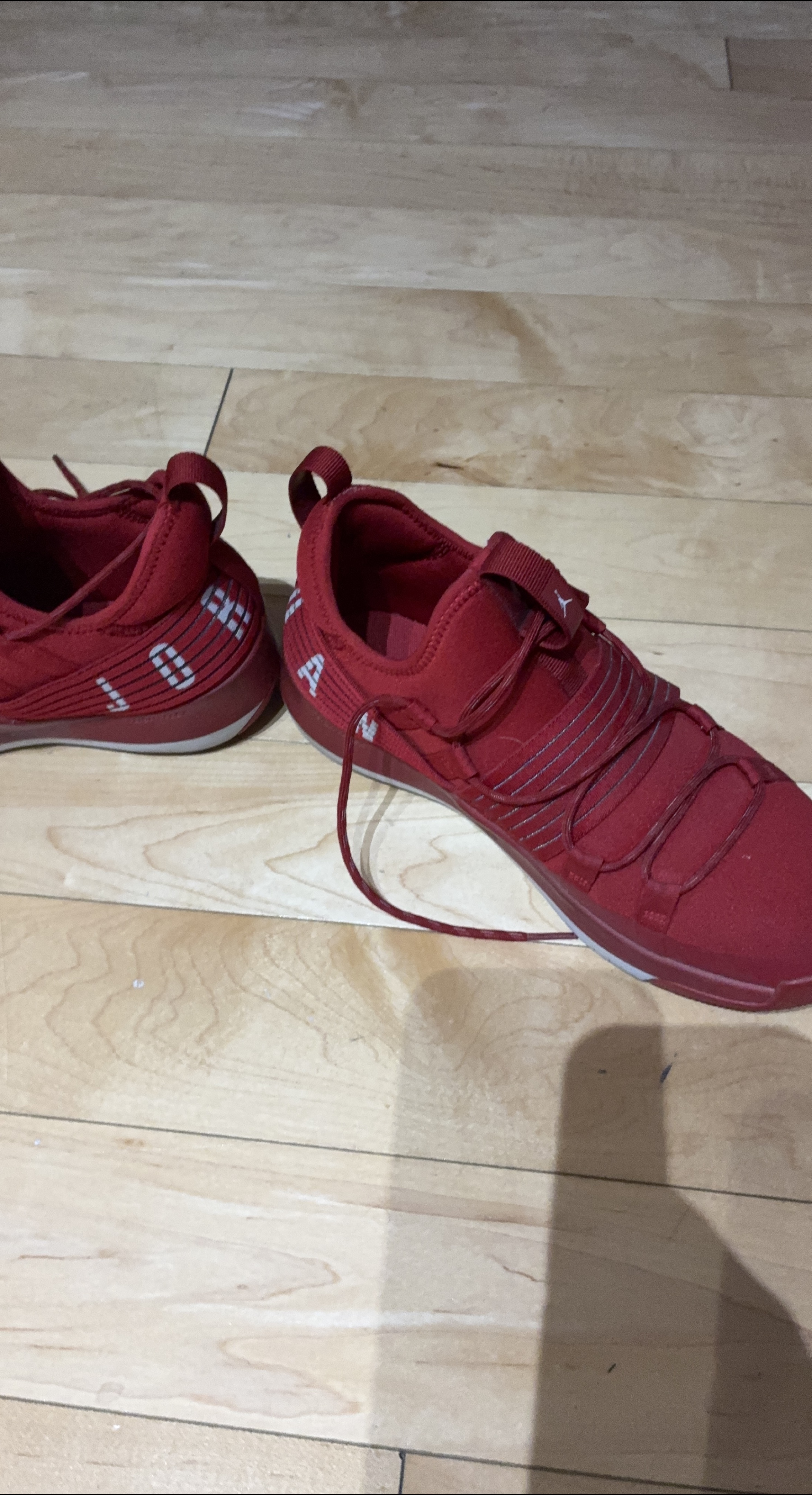Jordan Fly Lockdown Shoes - Red, Size 8 thumbnail