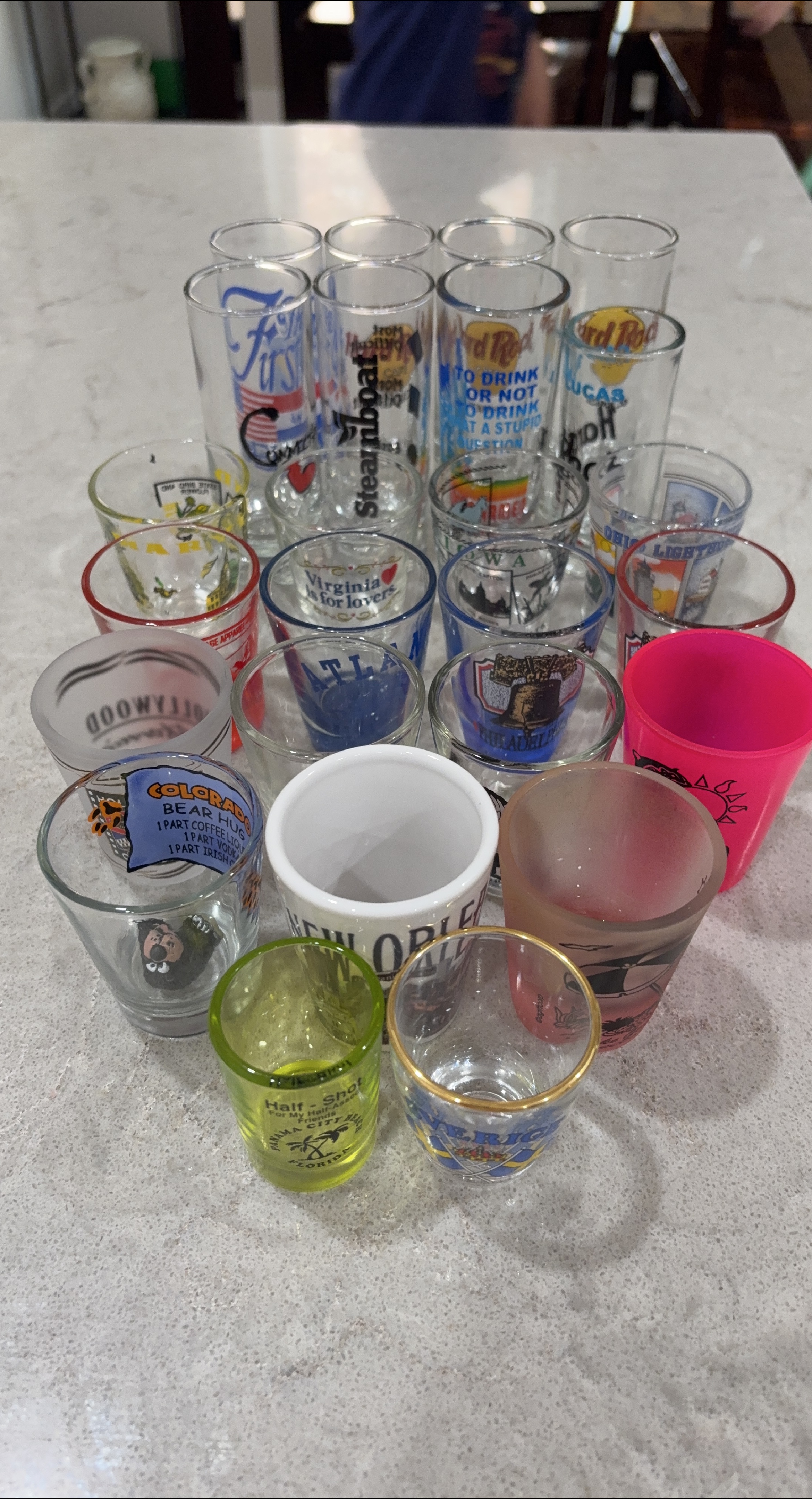 Souvenir Shot Glasses - Lot of 20+ thumbnail