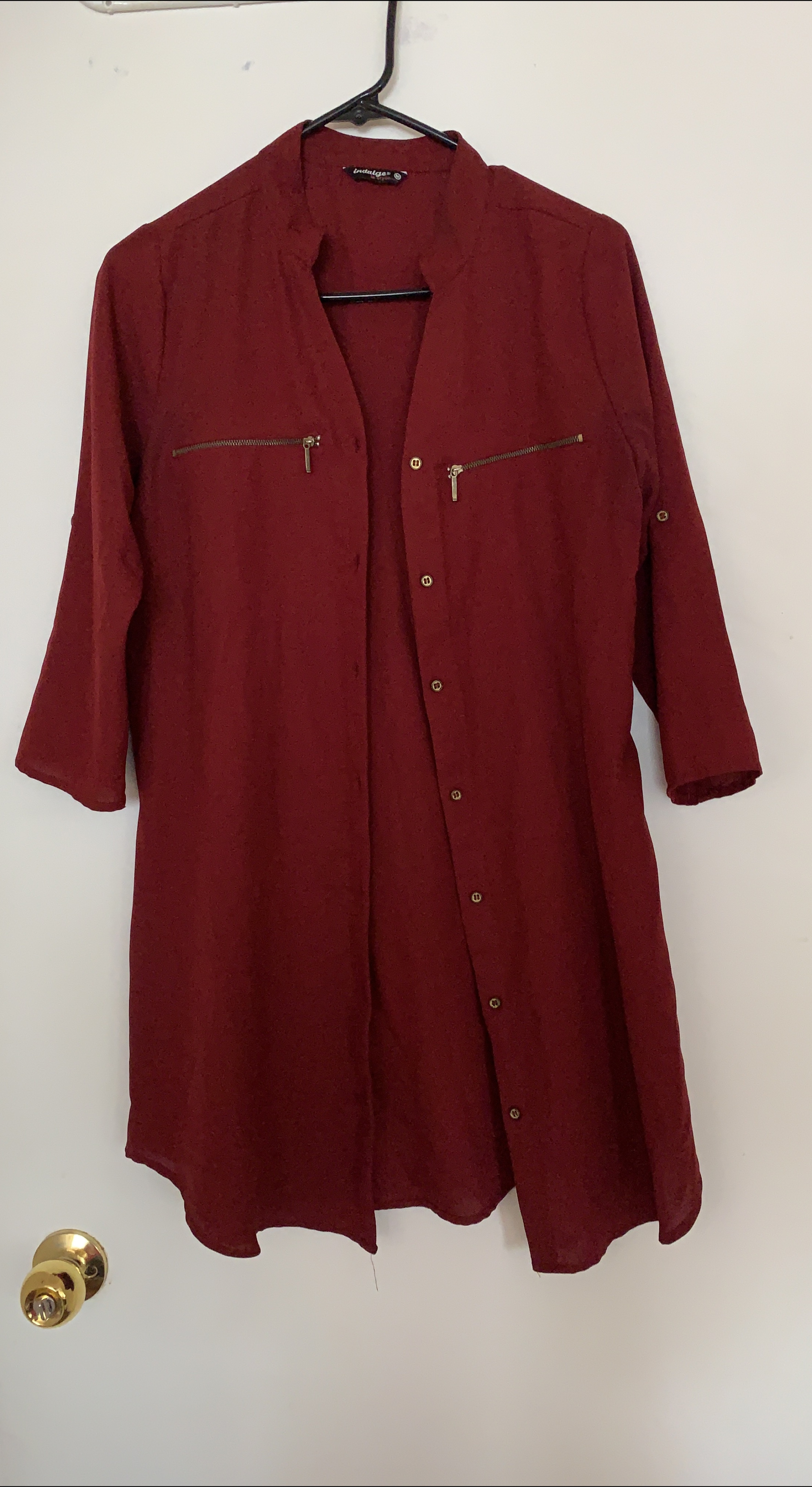 Burgundy Blouse thumbnail