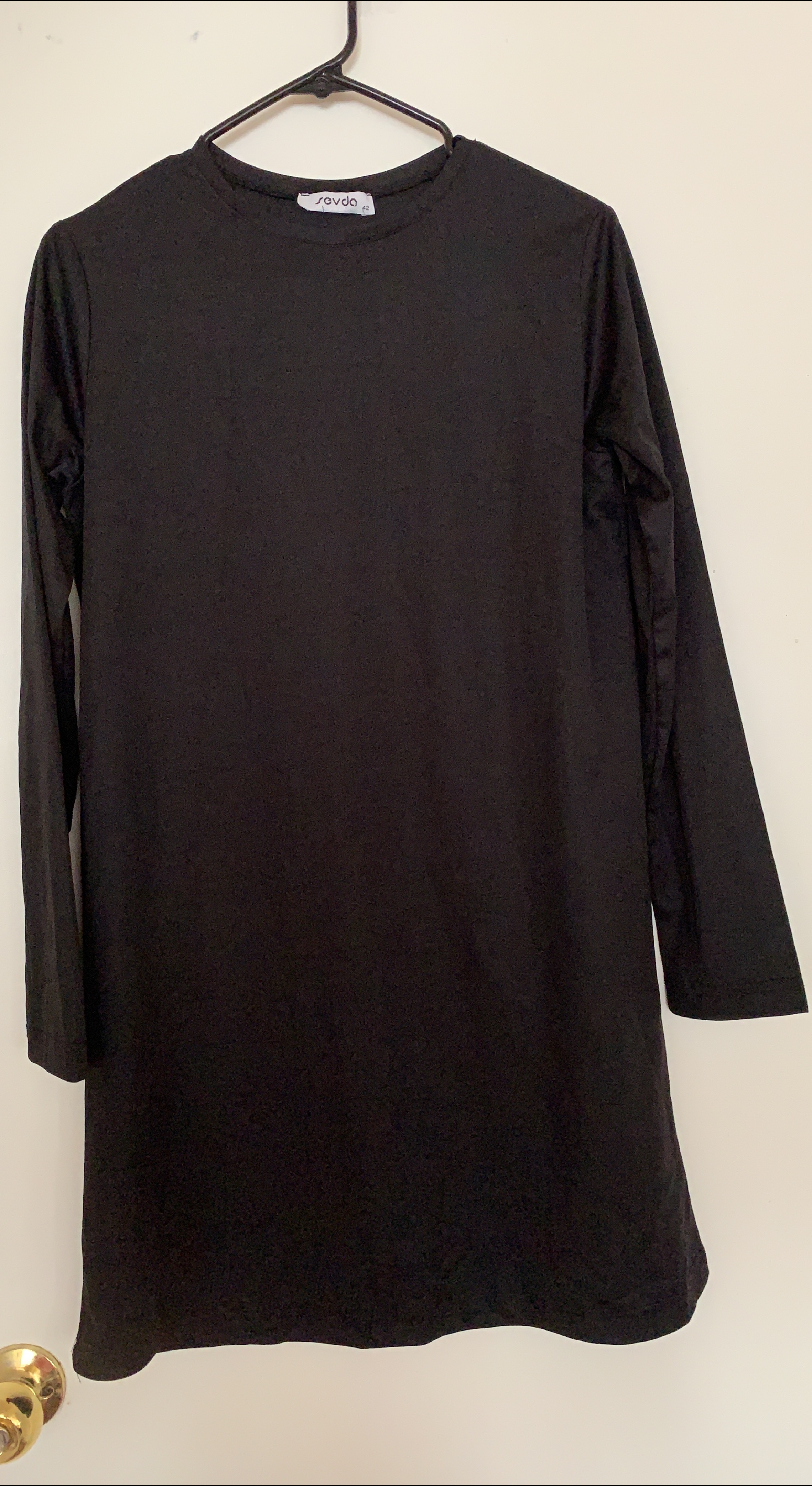 Sevda Black Long Sleeve Top thumbnail