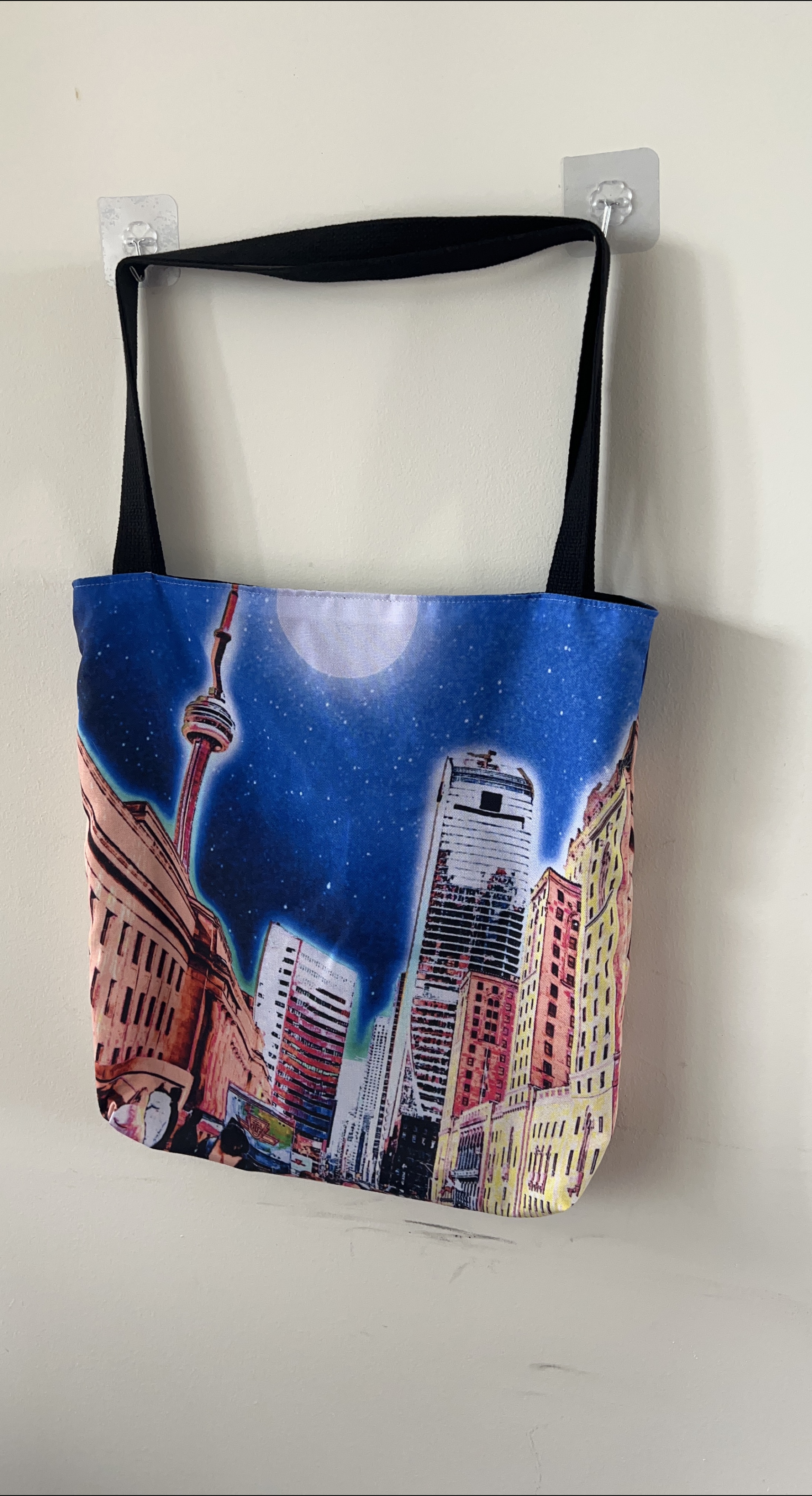 Toronto Skyline Tote Bag thumbnail