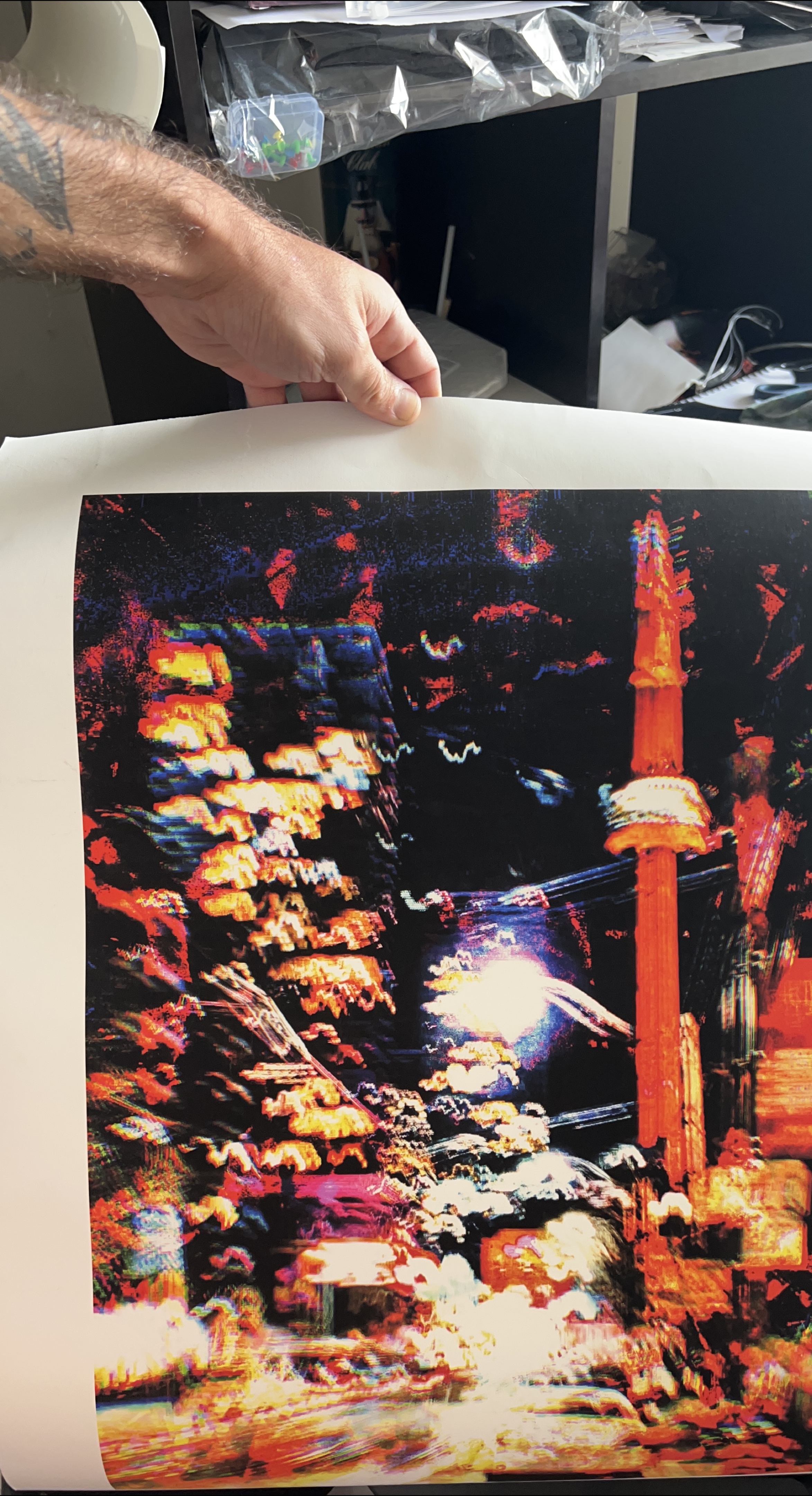 Abstract Cityscape Art Print thumbnail