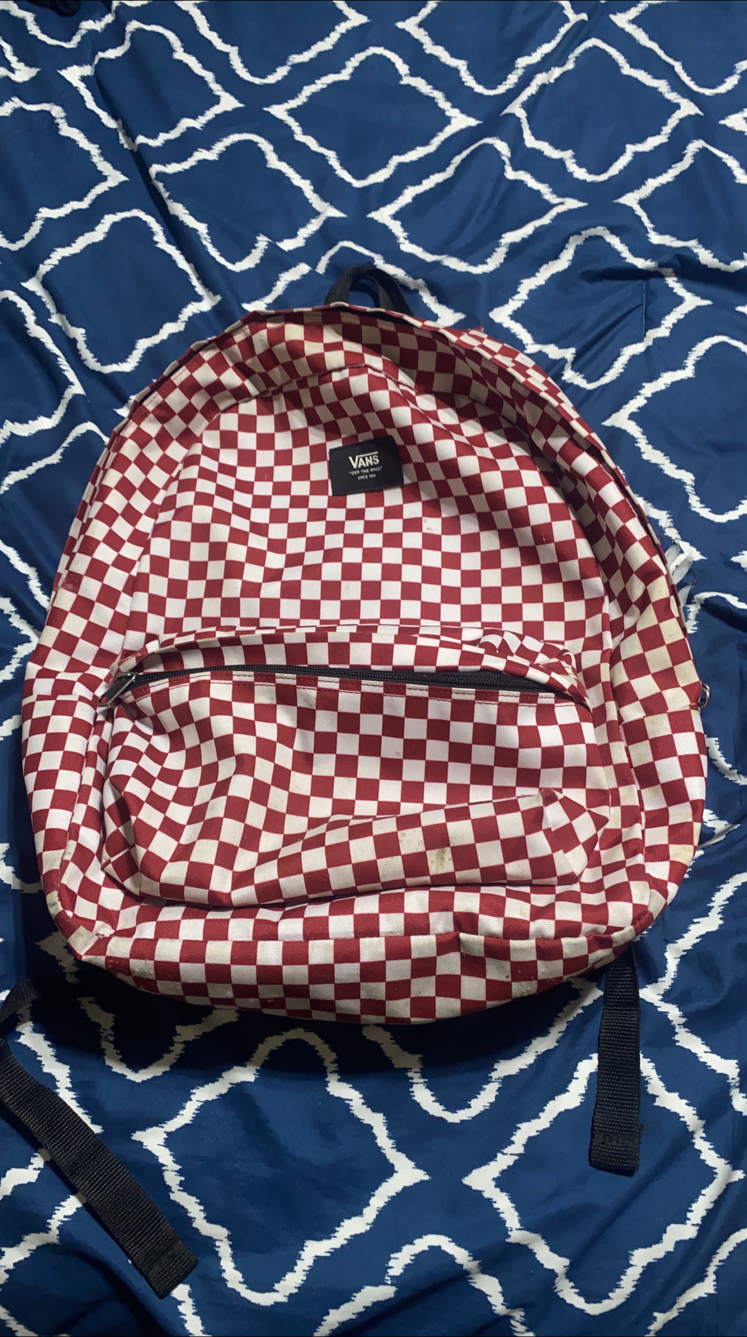 Vans Backpack - Red & White Checkered thumbnail