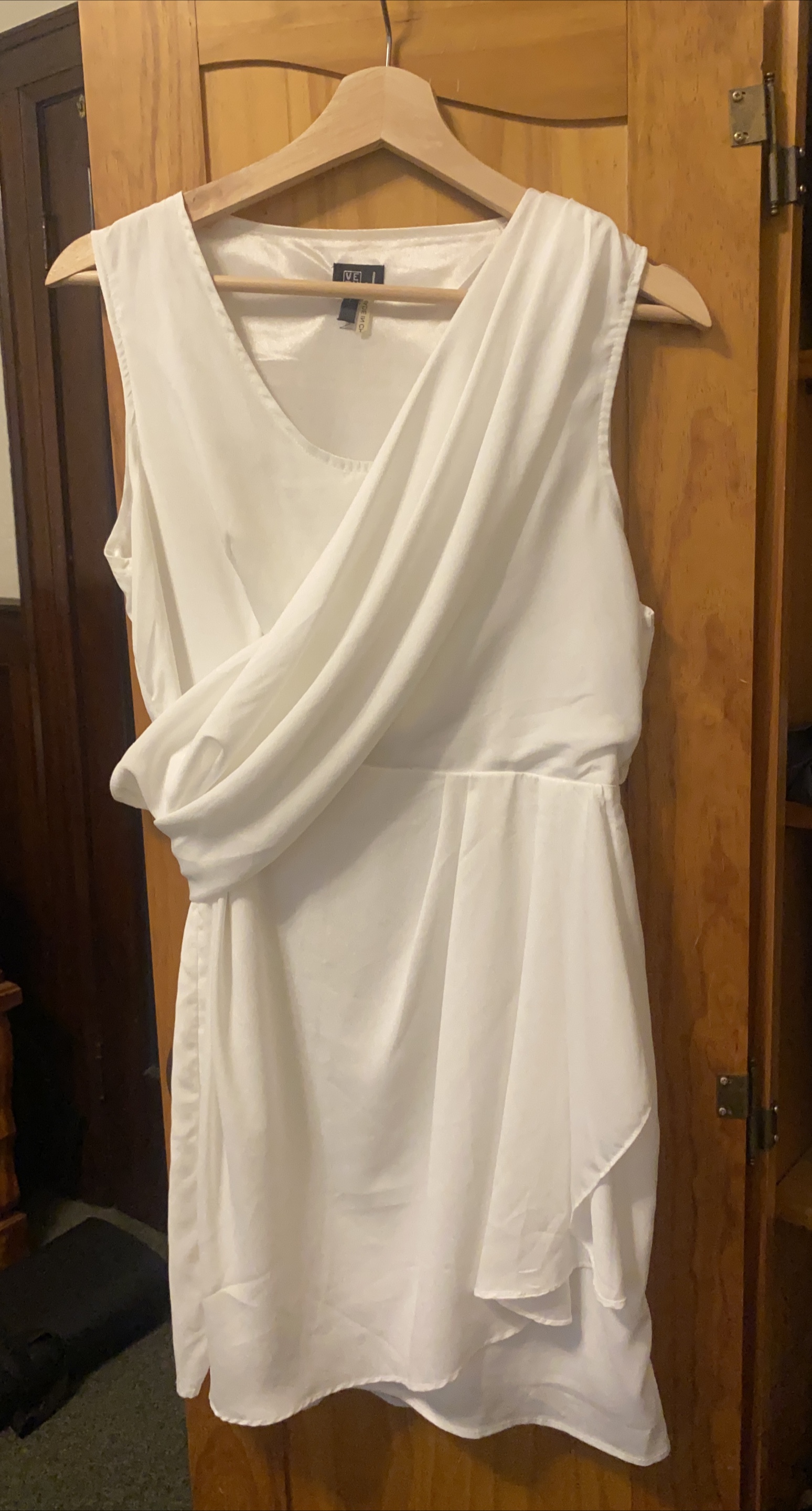 NBD White Sleeveless Mini Dress thumbnail