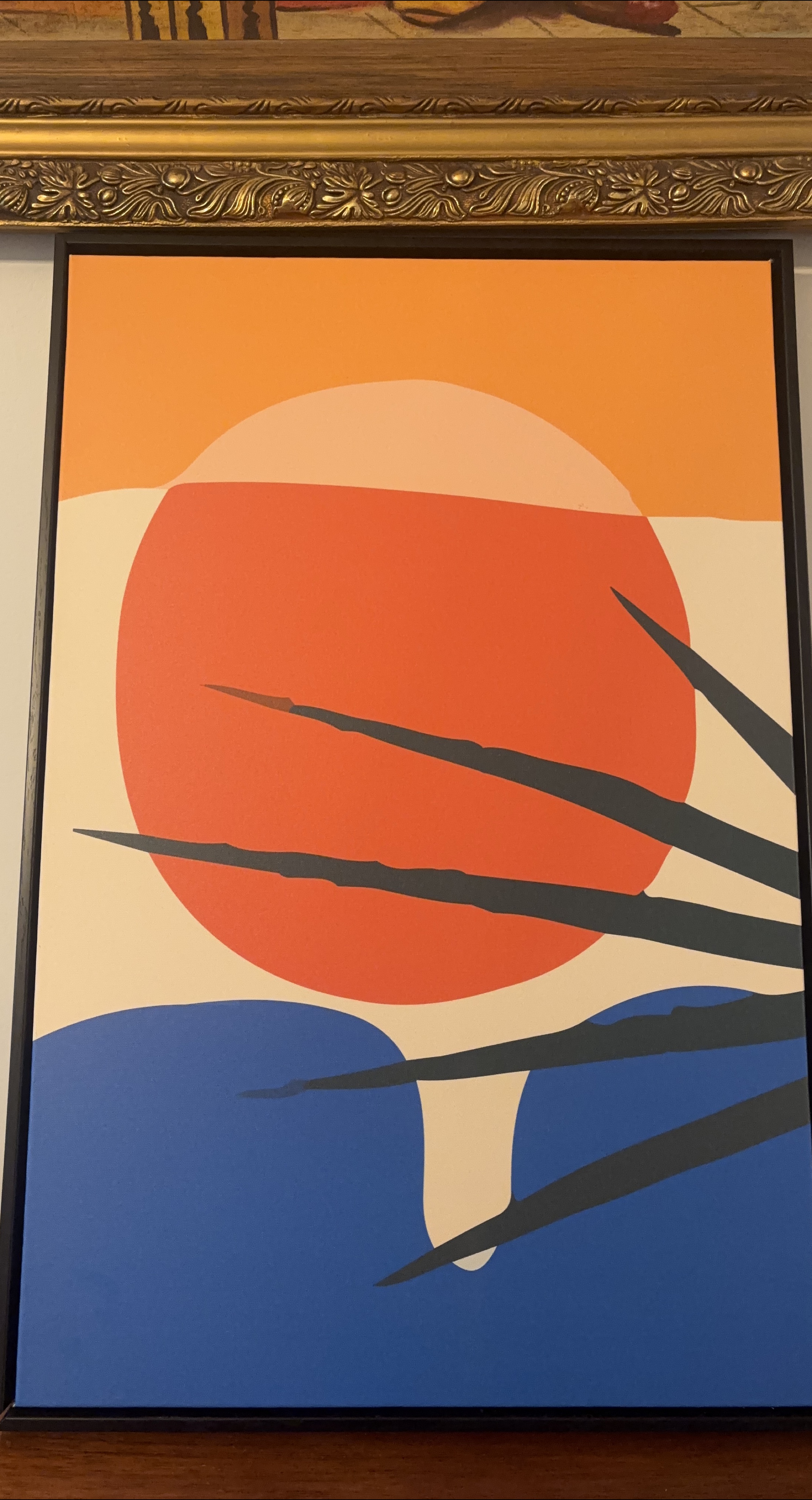 Framed Abstract Sunset Wall Art thumbnail