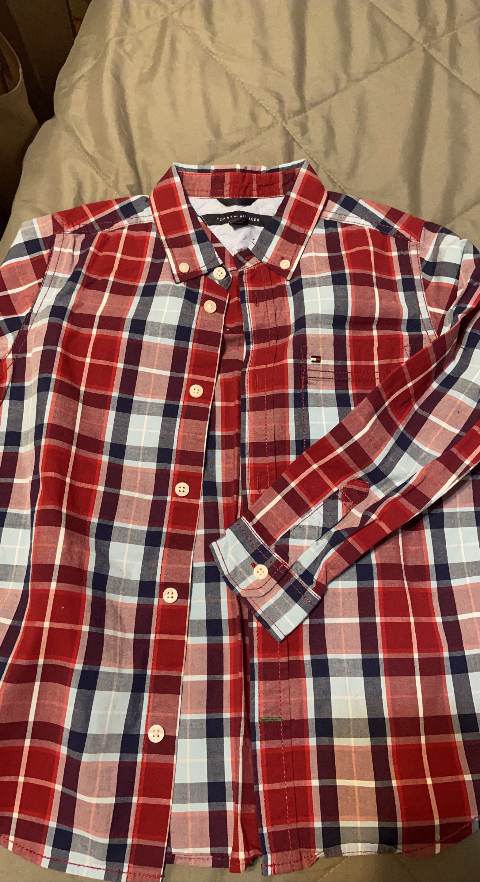 Tommy Hilfiger Plaid Button-Down Shirt thumbnail