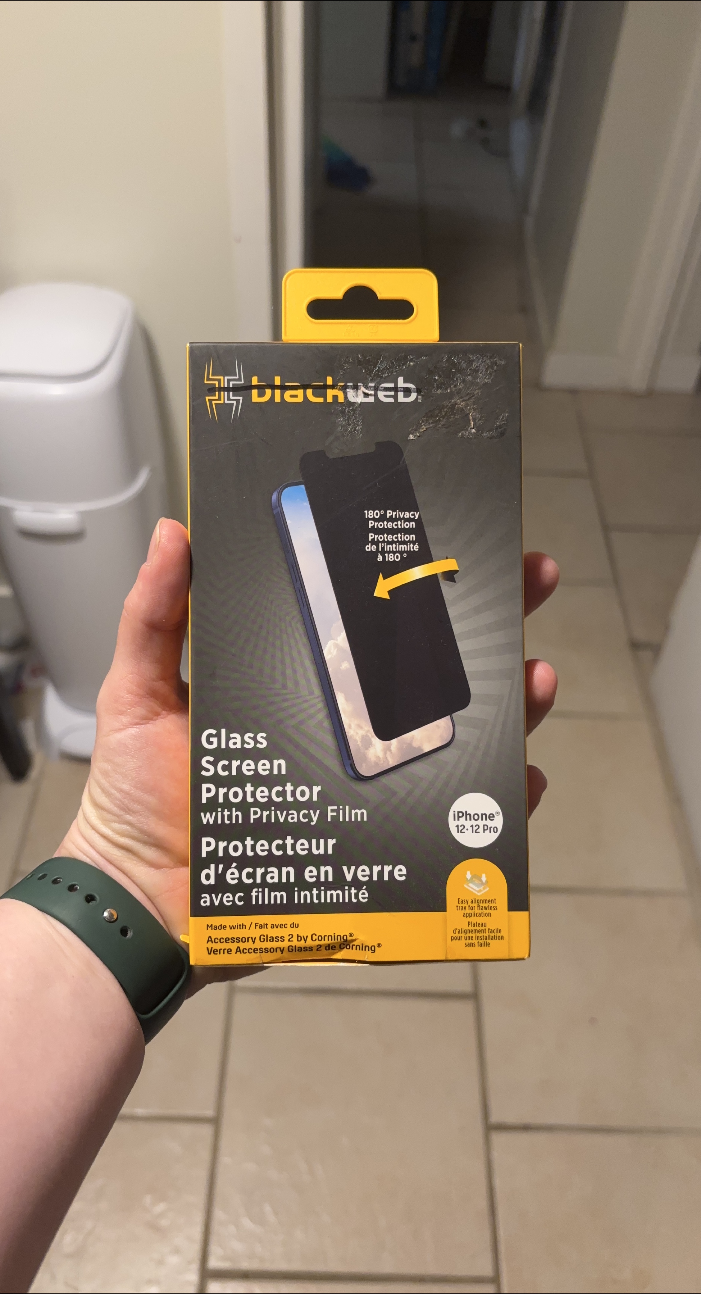 Blackweb iPhone 12/12 Pro Privacy Screen Protector - New thumbnail