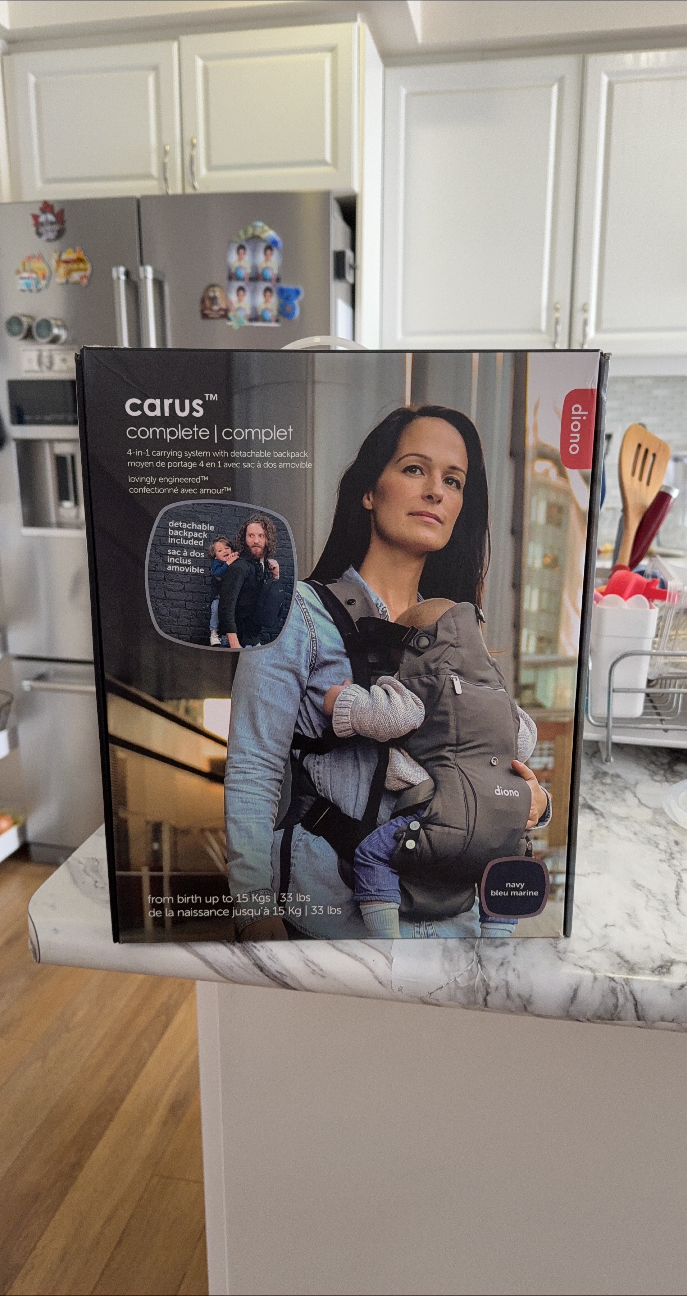 Diono Carus Complete Navy Baby Carrier thumbnail