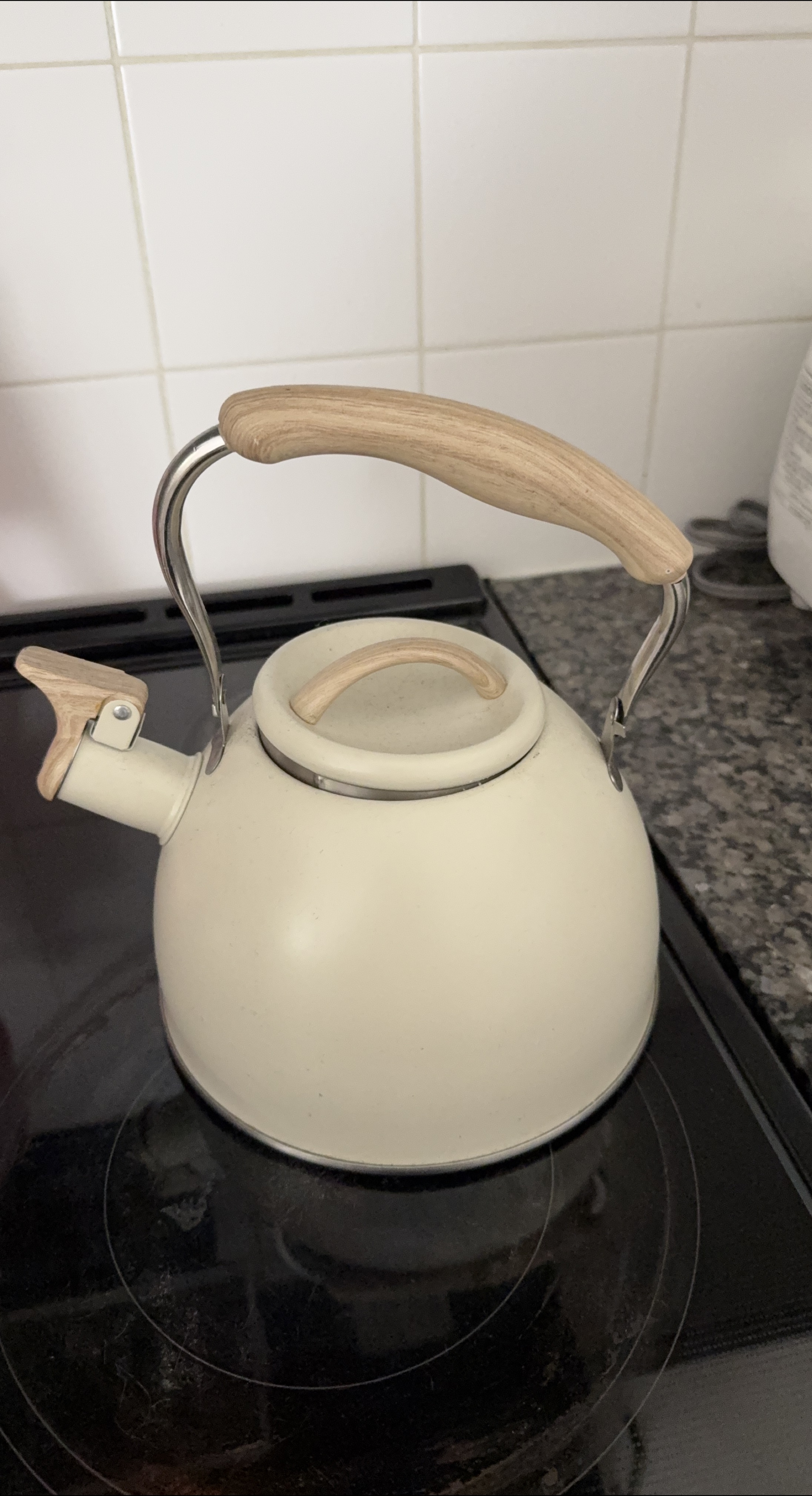 Cream Kettle with Wood Handle thumbnail