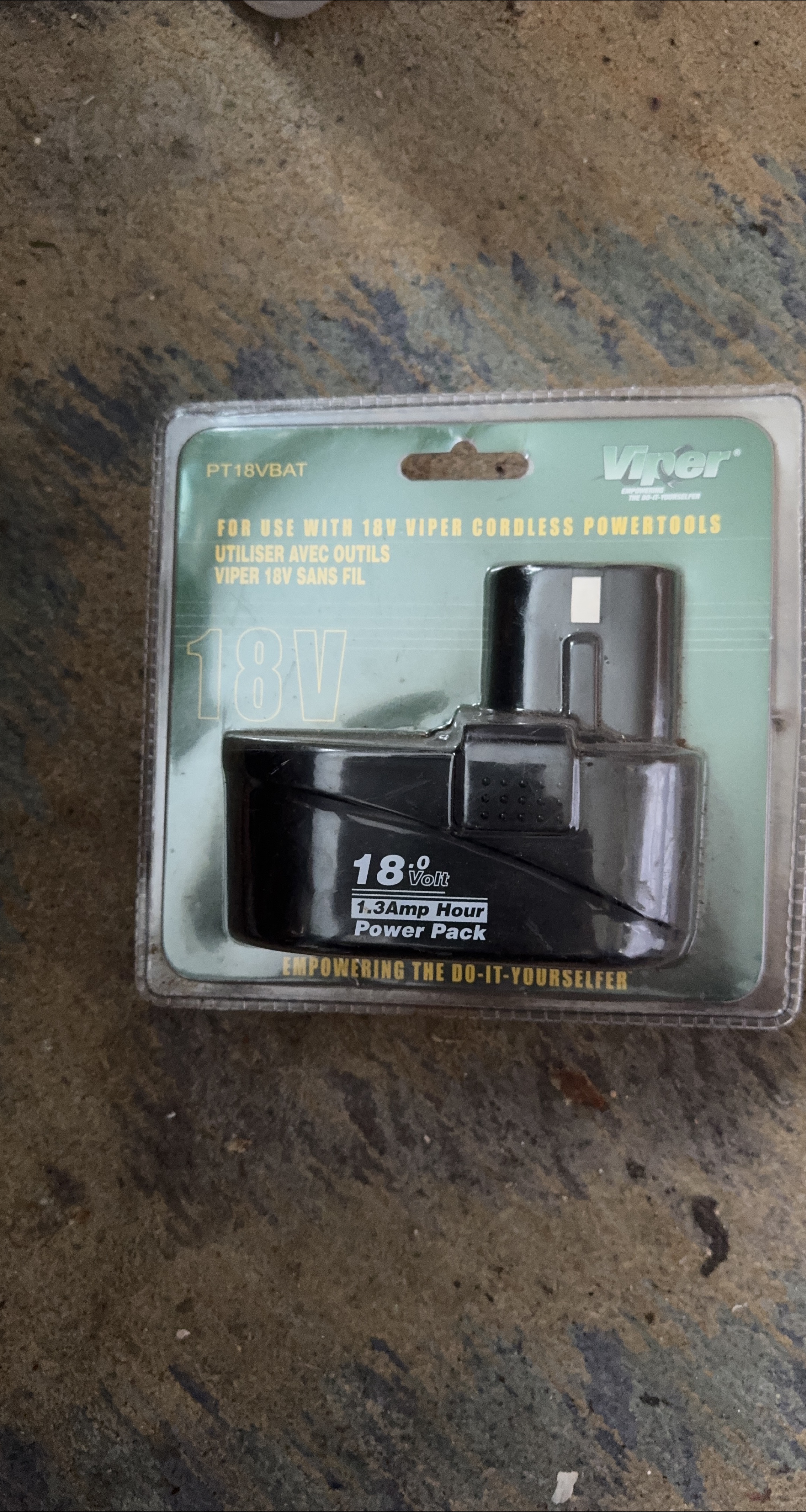 New Viper 18V 1.3Amp Hour Power Pack thumbnail