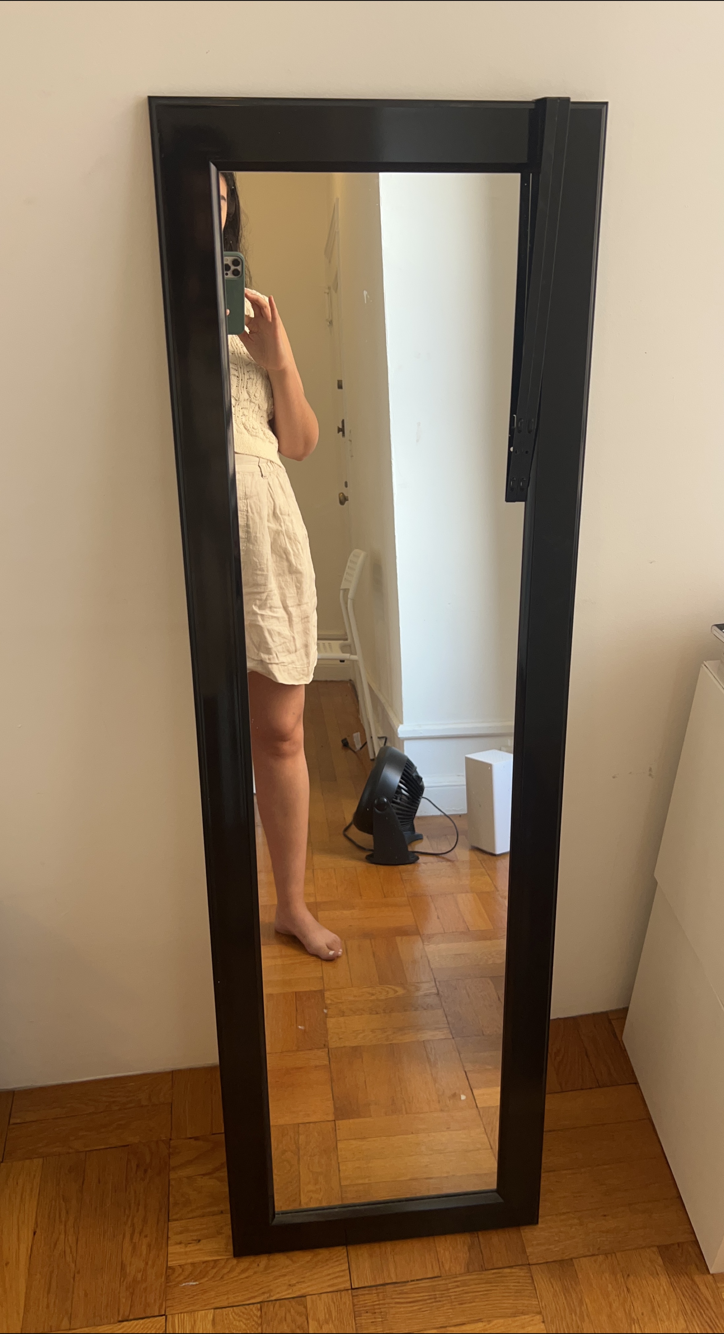 Black Framed Full Length Mirror thumbnail