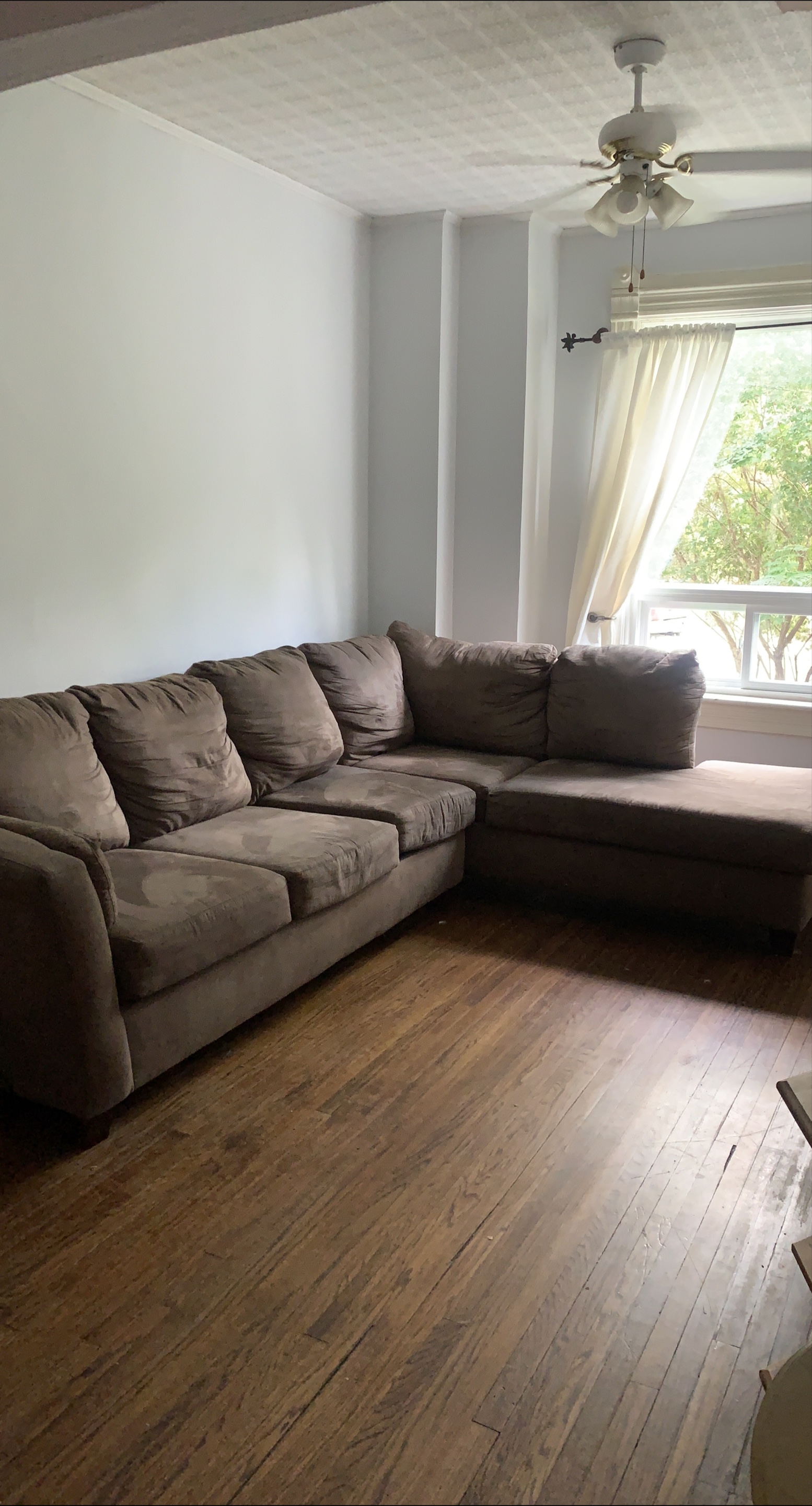 Brown Sectional Sofa with Ottoman thumbnail