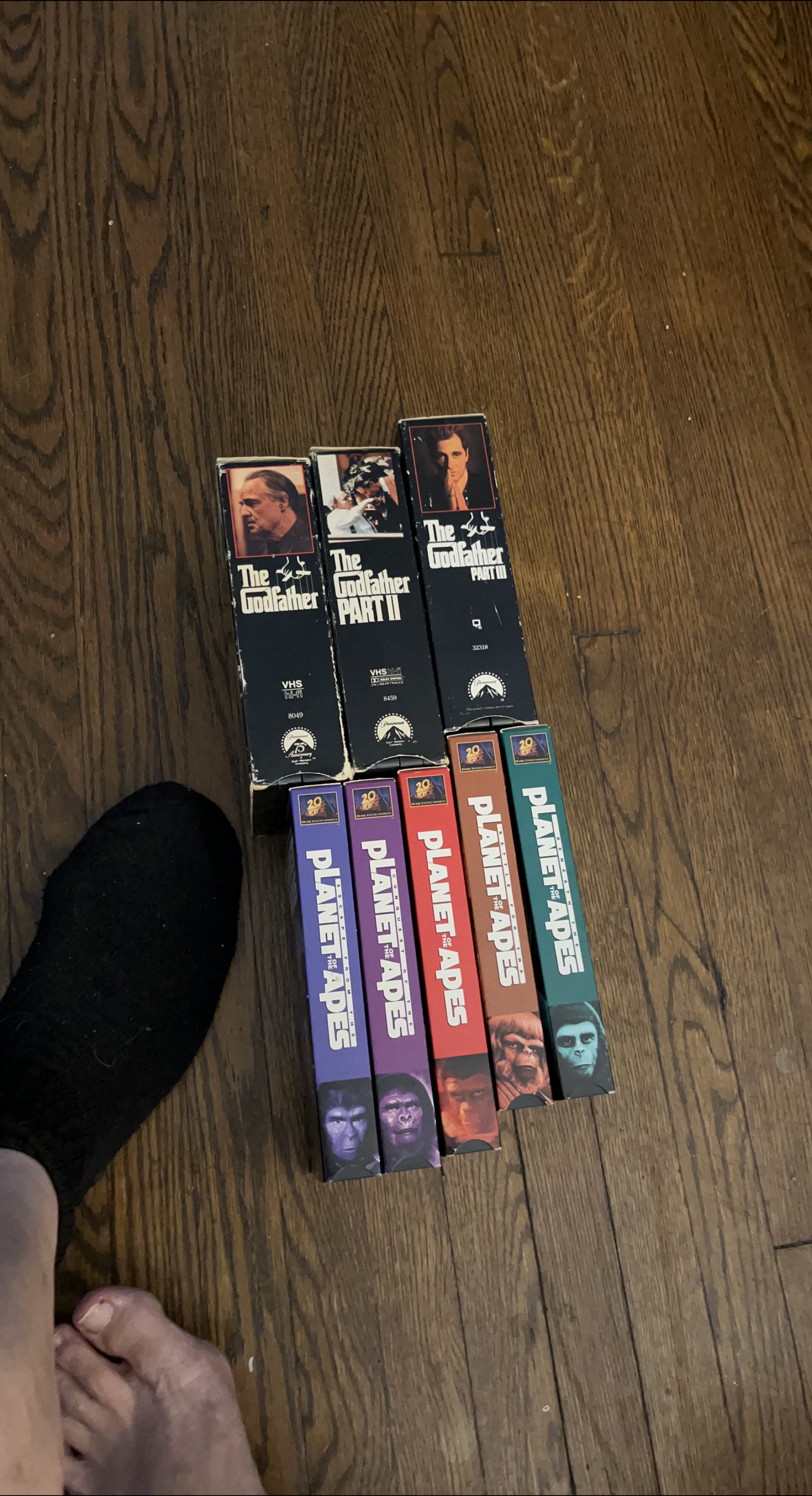 The Godfather & Planet of the Apes VHS Tapes thumbnail