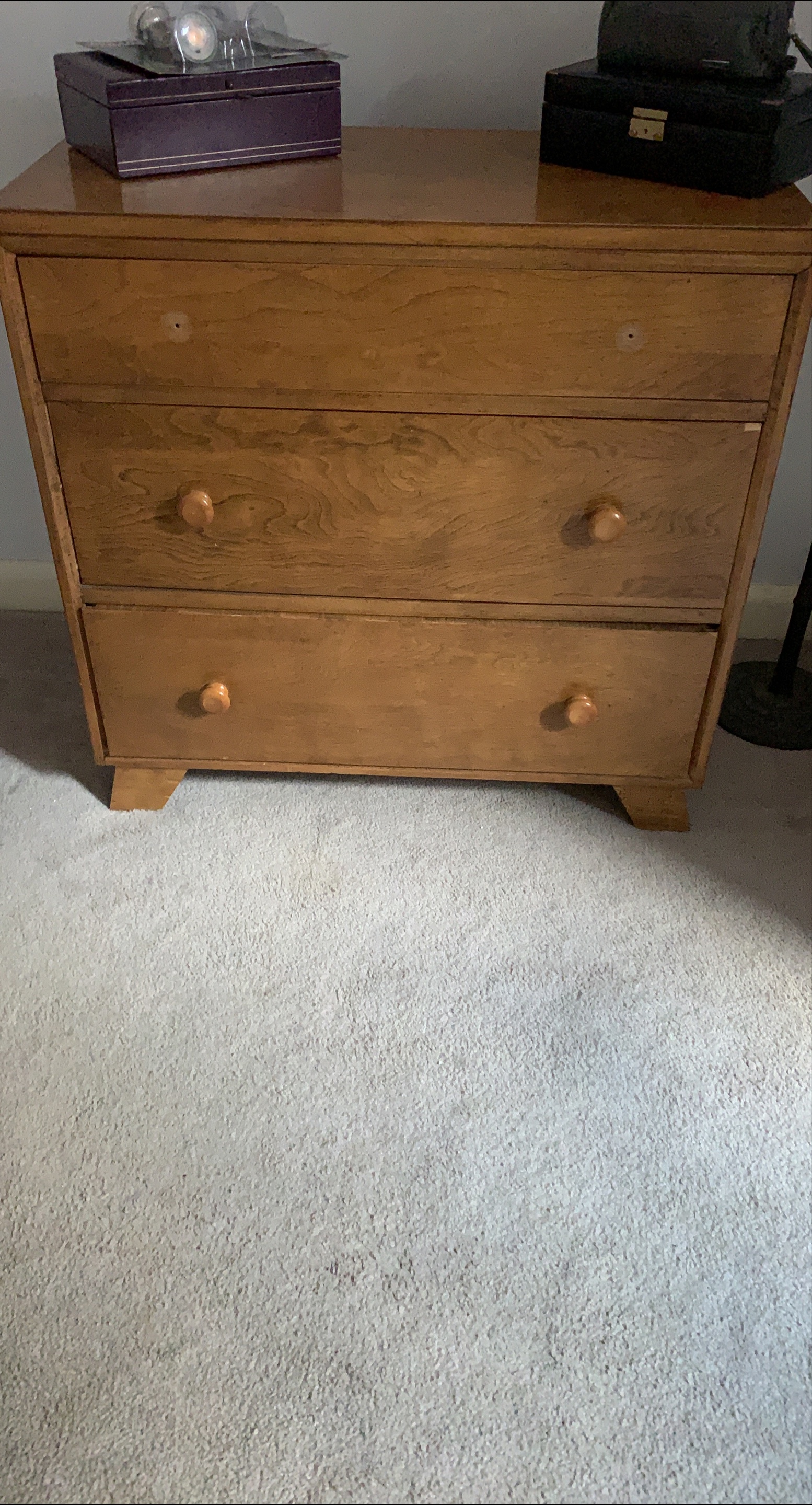 Wooden 3-Drawer Dresser thumbnail