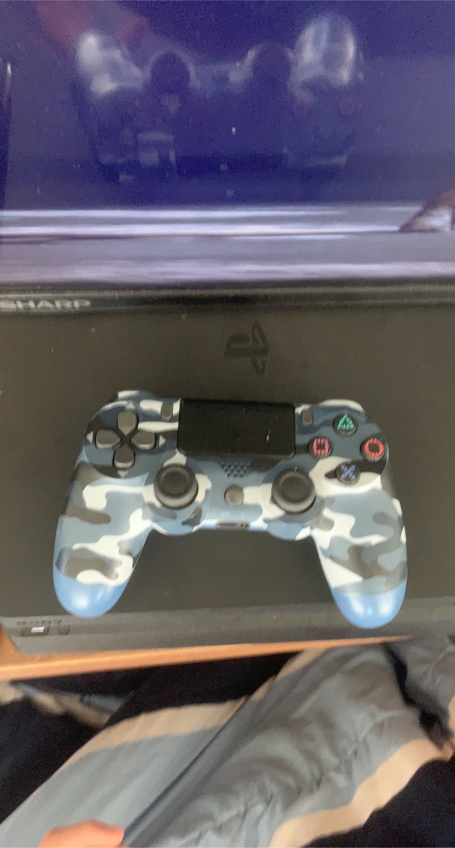 PlayStation 4 DualShock Controller - Blue Camo thumbnail