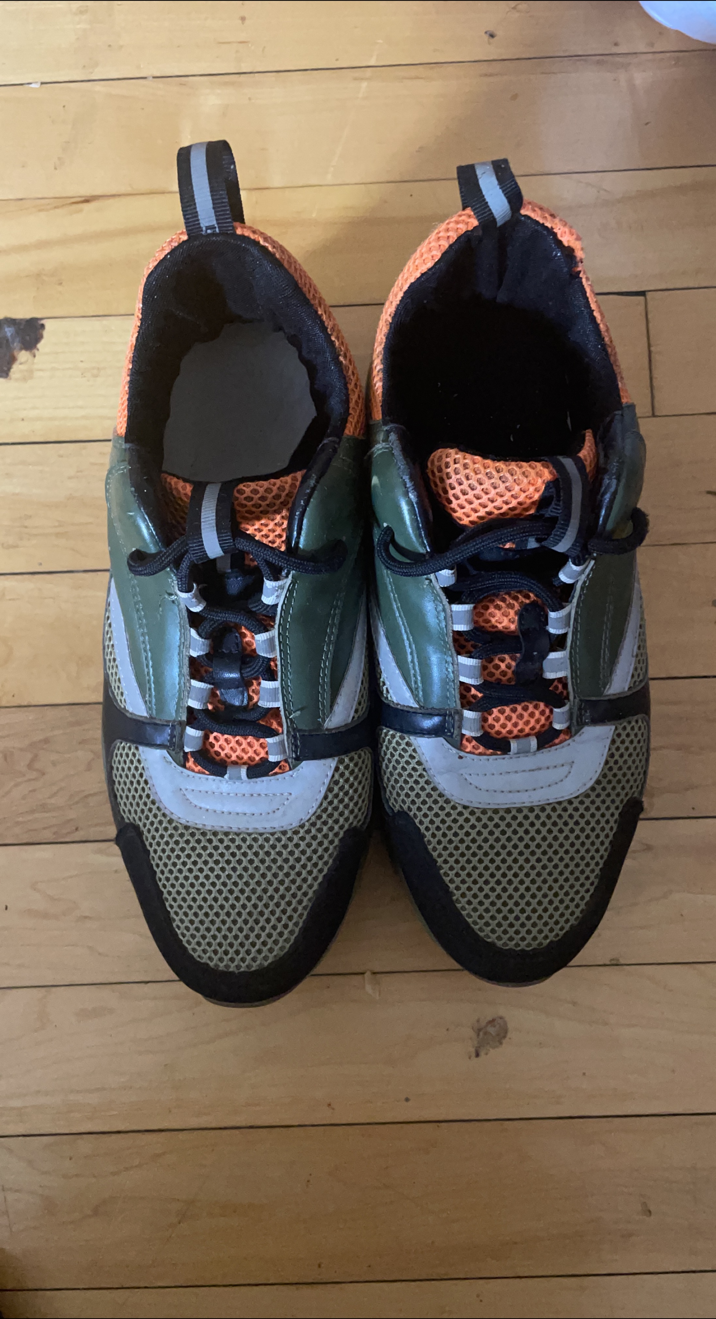 Sneakers - Green, Orange, Black thumbnail