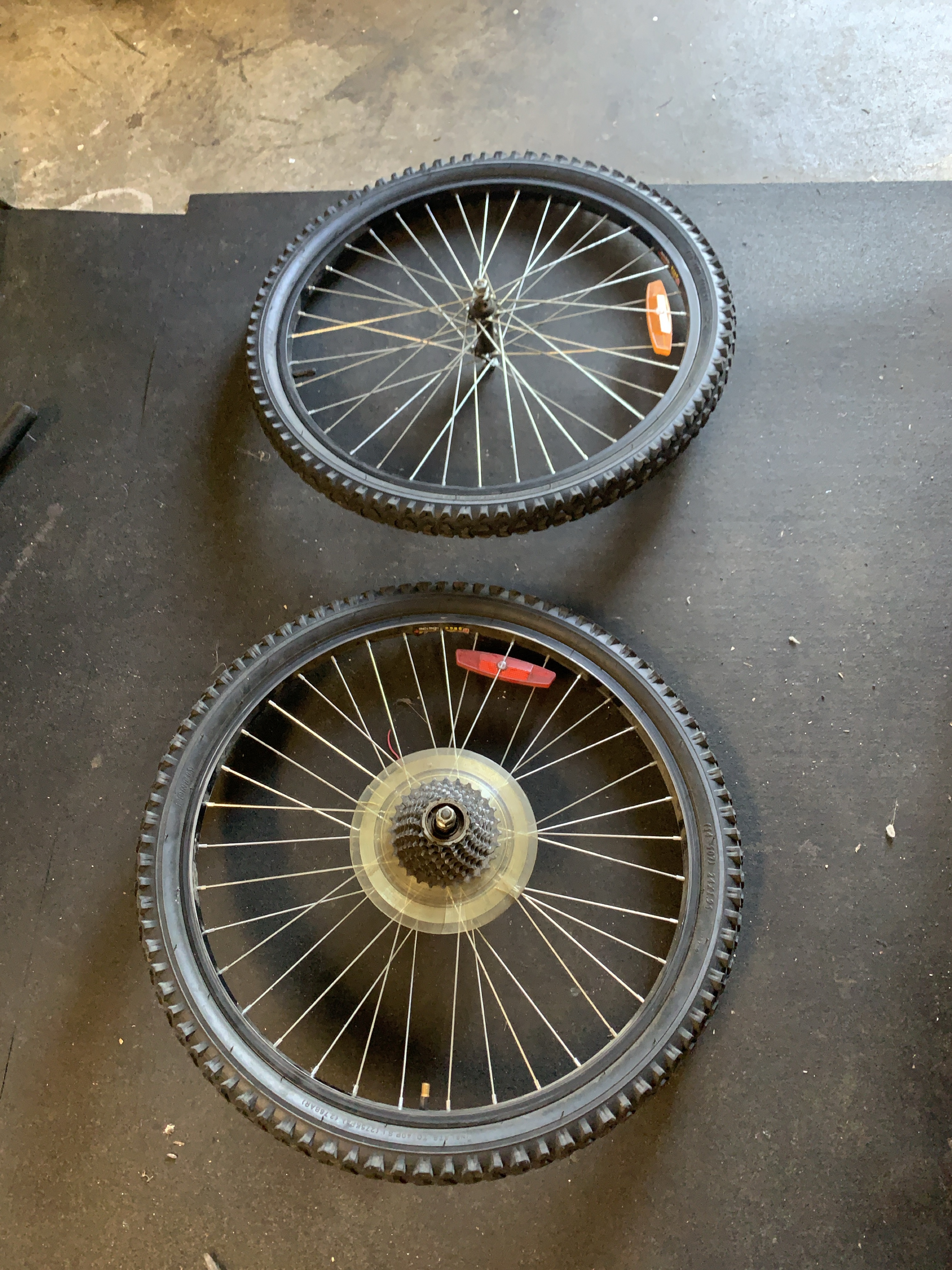 24x1.95 Bicycle Wheels - Pair thumbnail