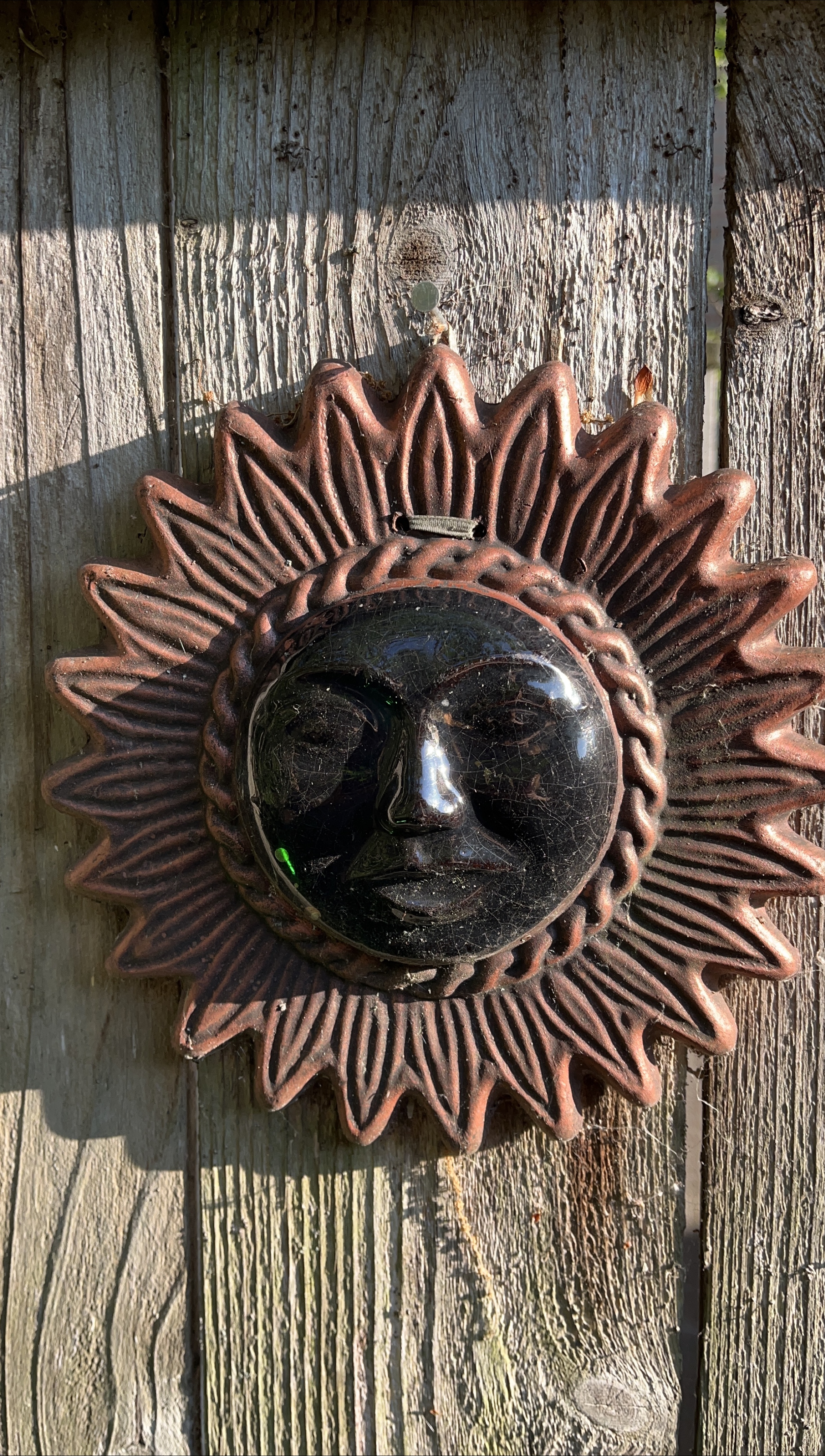 Ceramic Sun Face Wall Decor thumbnail