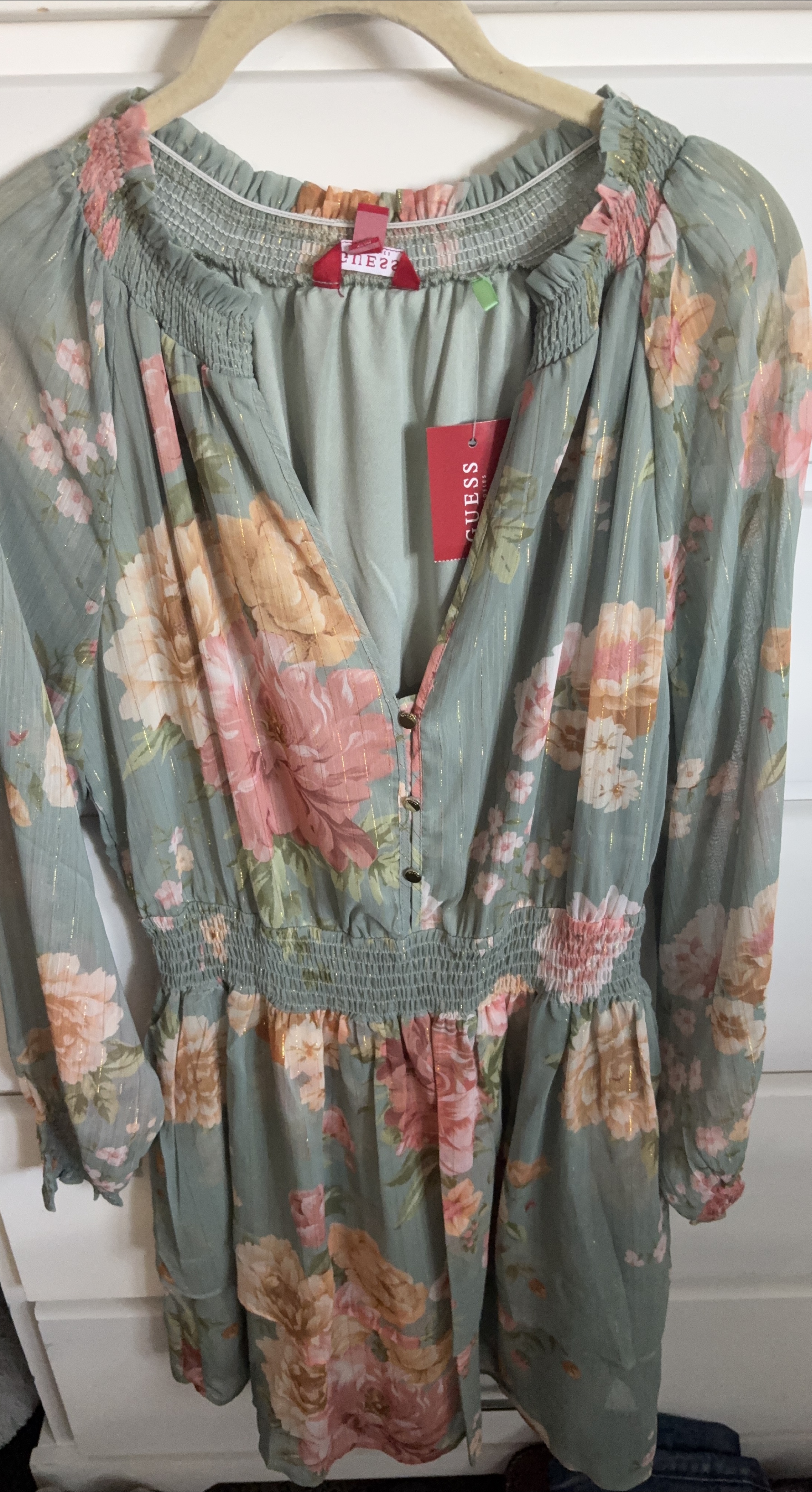 Guess Michelle Floral Dress - Size L