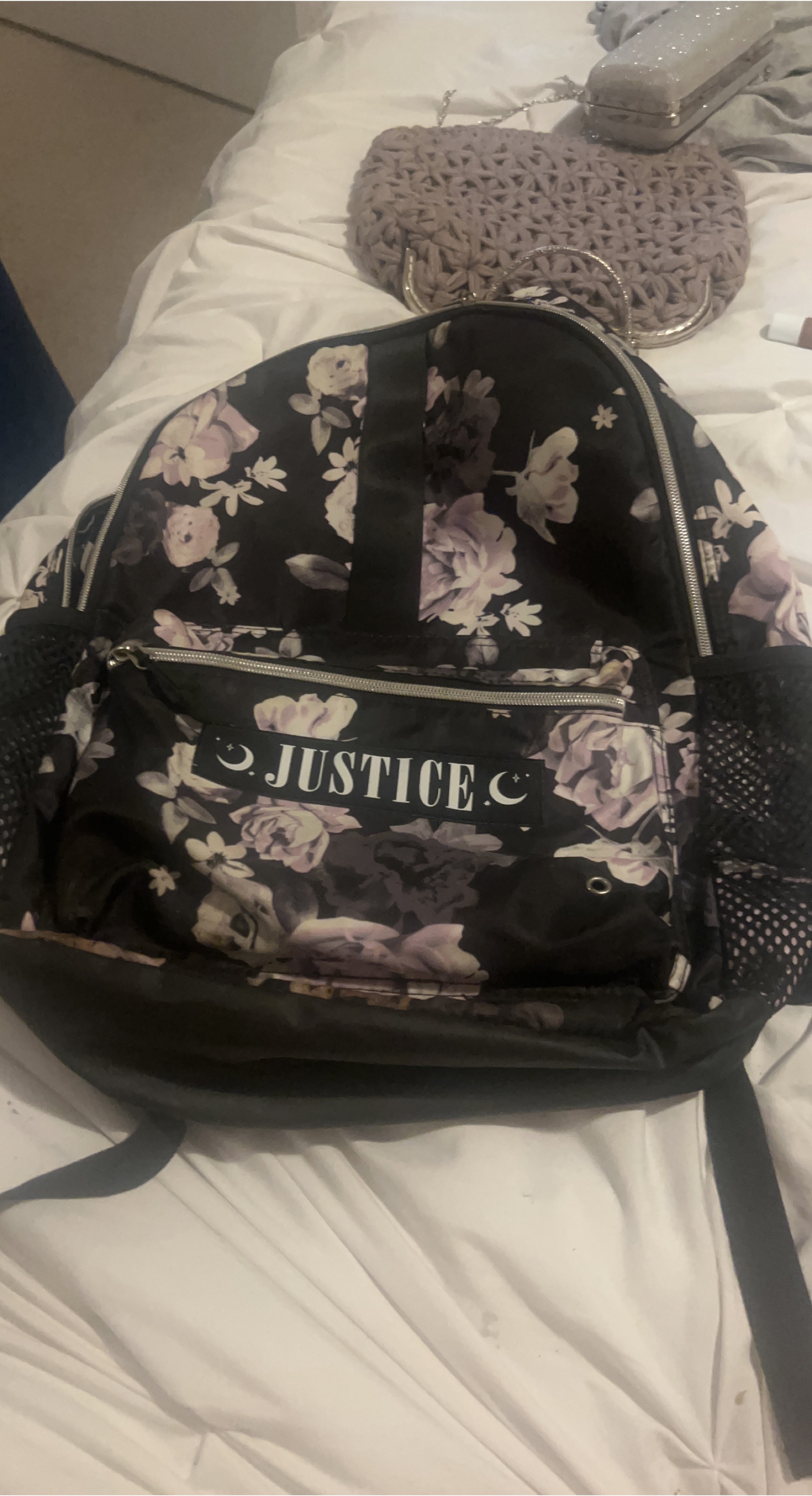 Justice Floral Backpack thumbnail