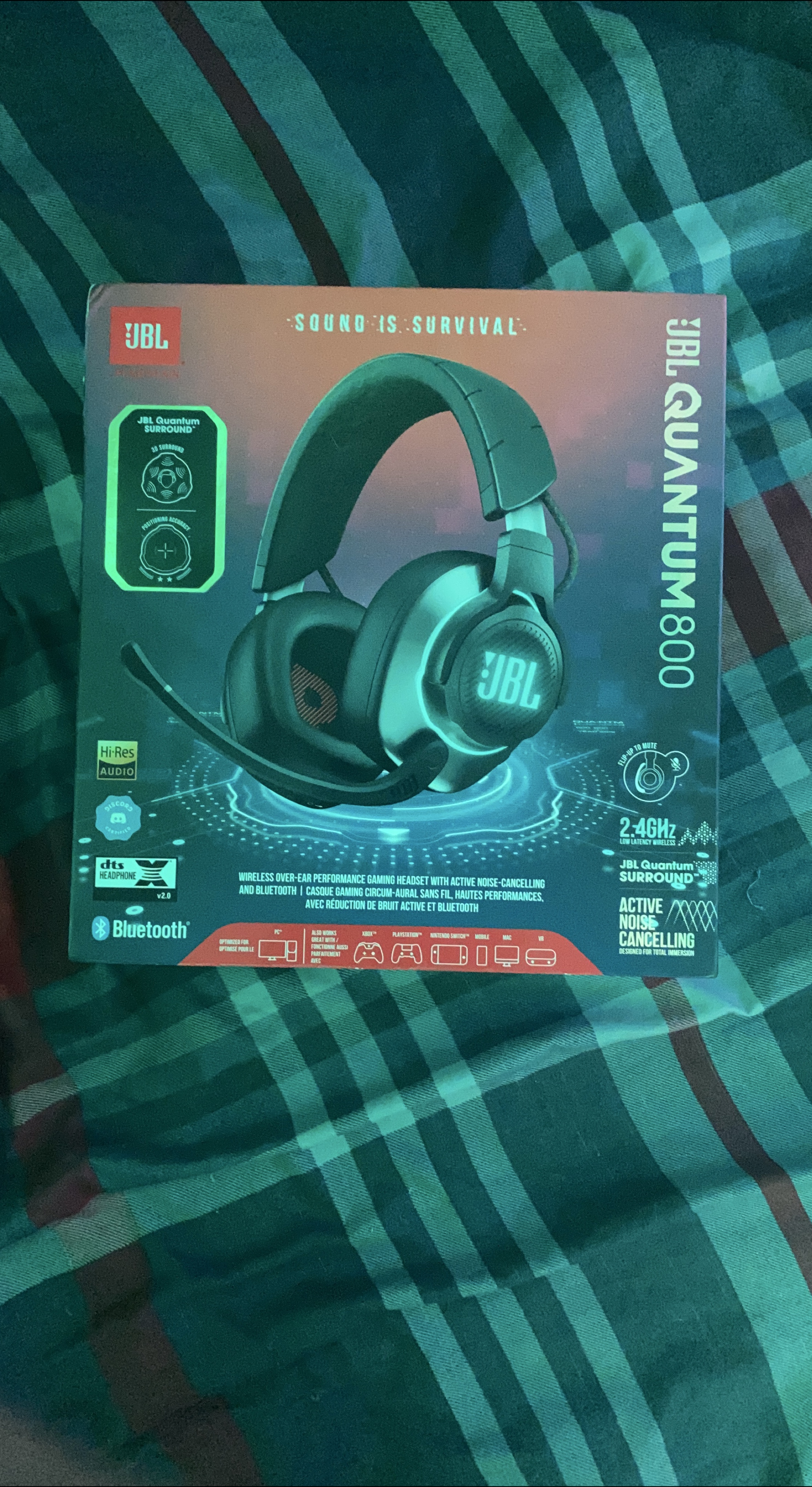 JBL Quantum 800 Gaming Headset - Wireless, Noise Cancelling thumbnail