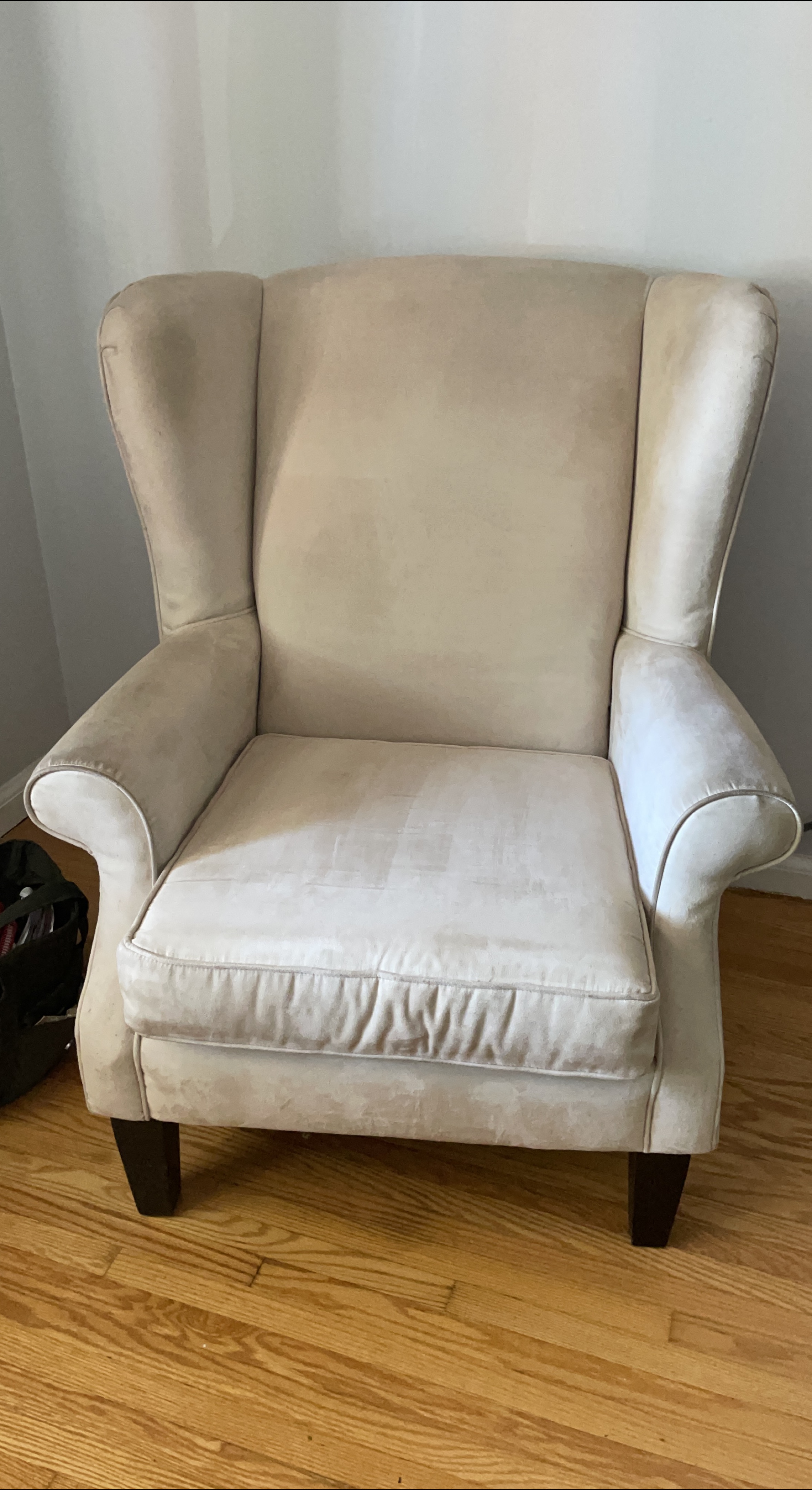 Wingback Armchairs- Beige thumbnail