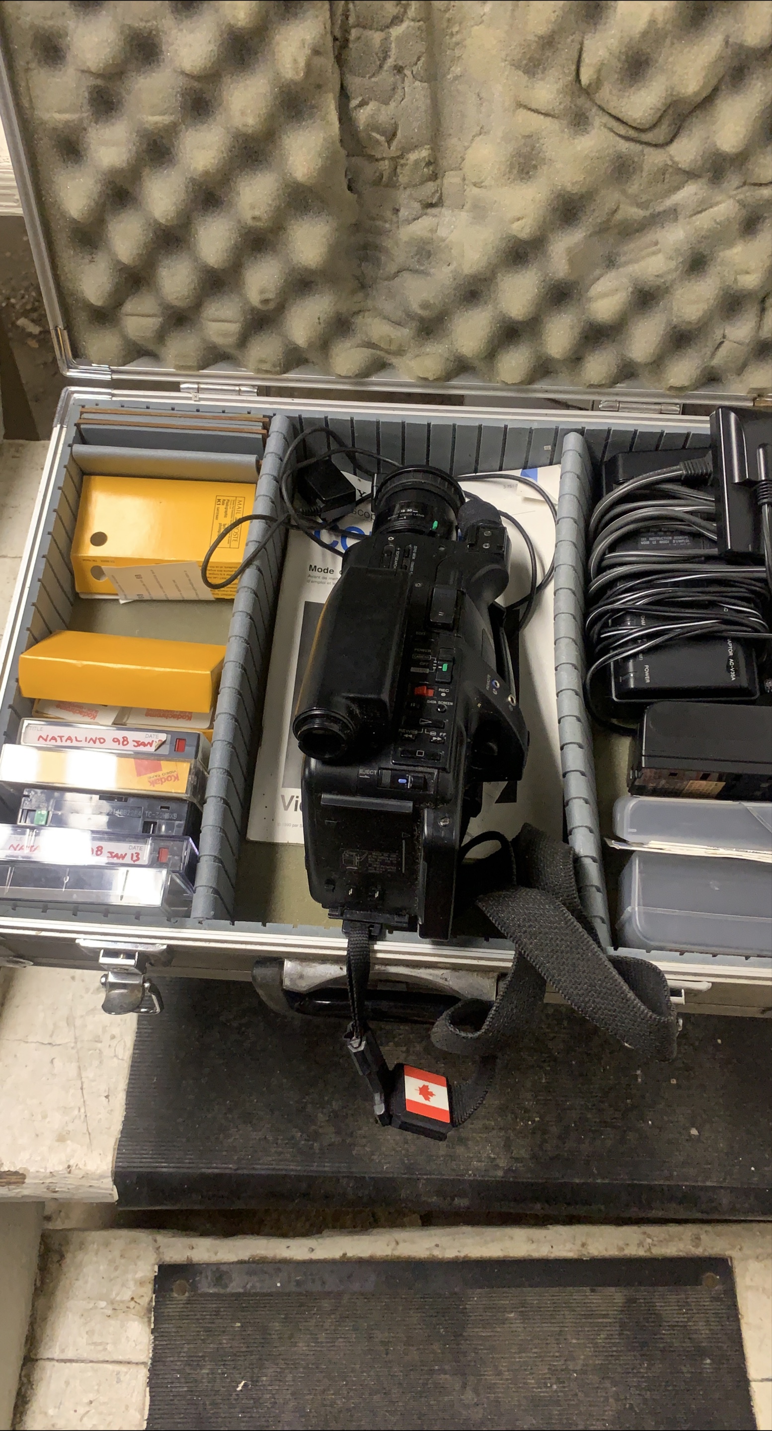 Vintage Sony Video Camera w/ Case & Accessories thumbnail